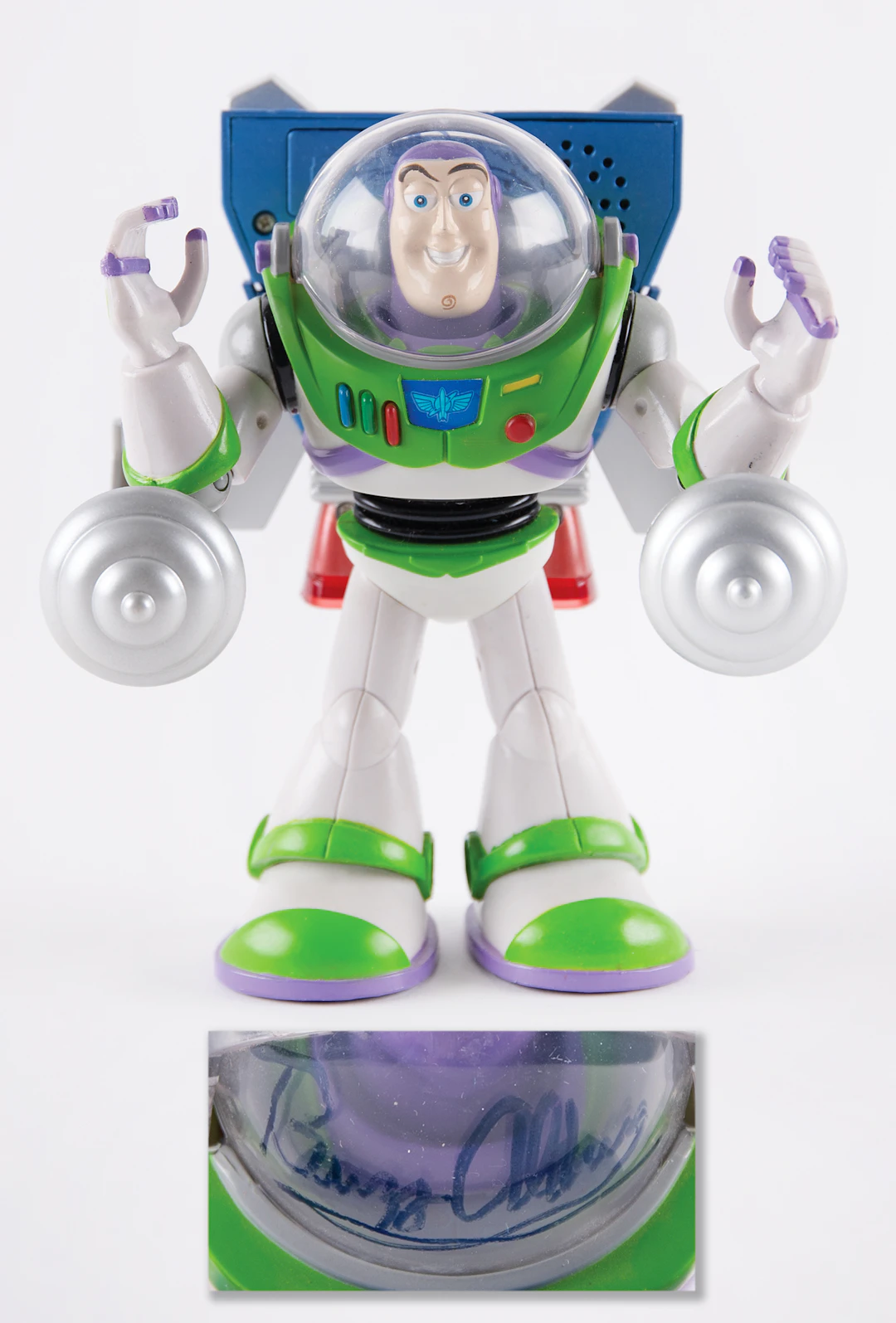 Buzz Aldrin Signed Buzz Lightyear Action Figure
