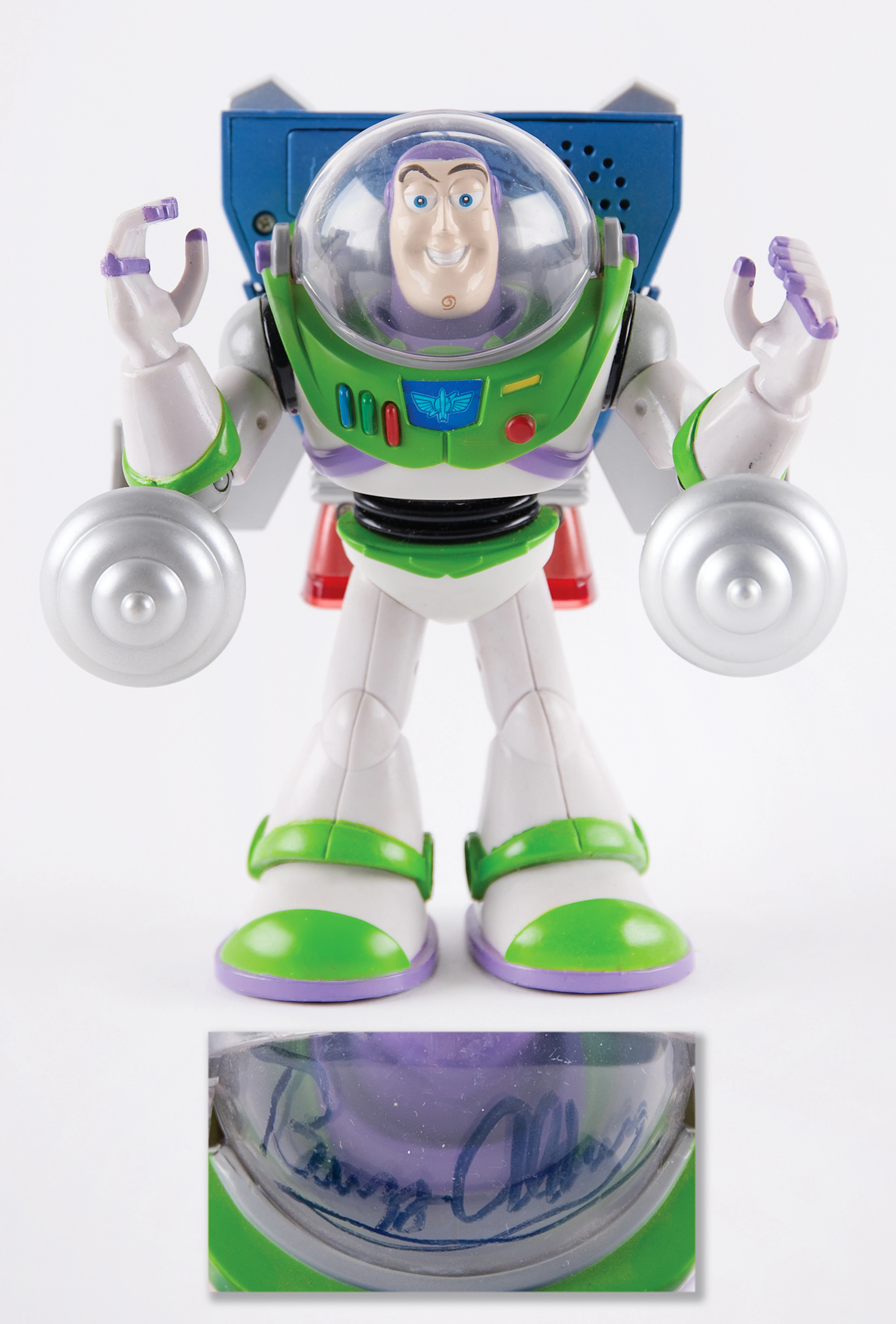 Buzz Aldrin Signed Buzz Lightyear Action Figure