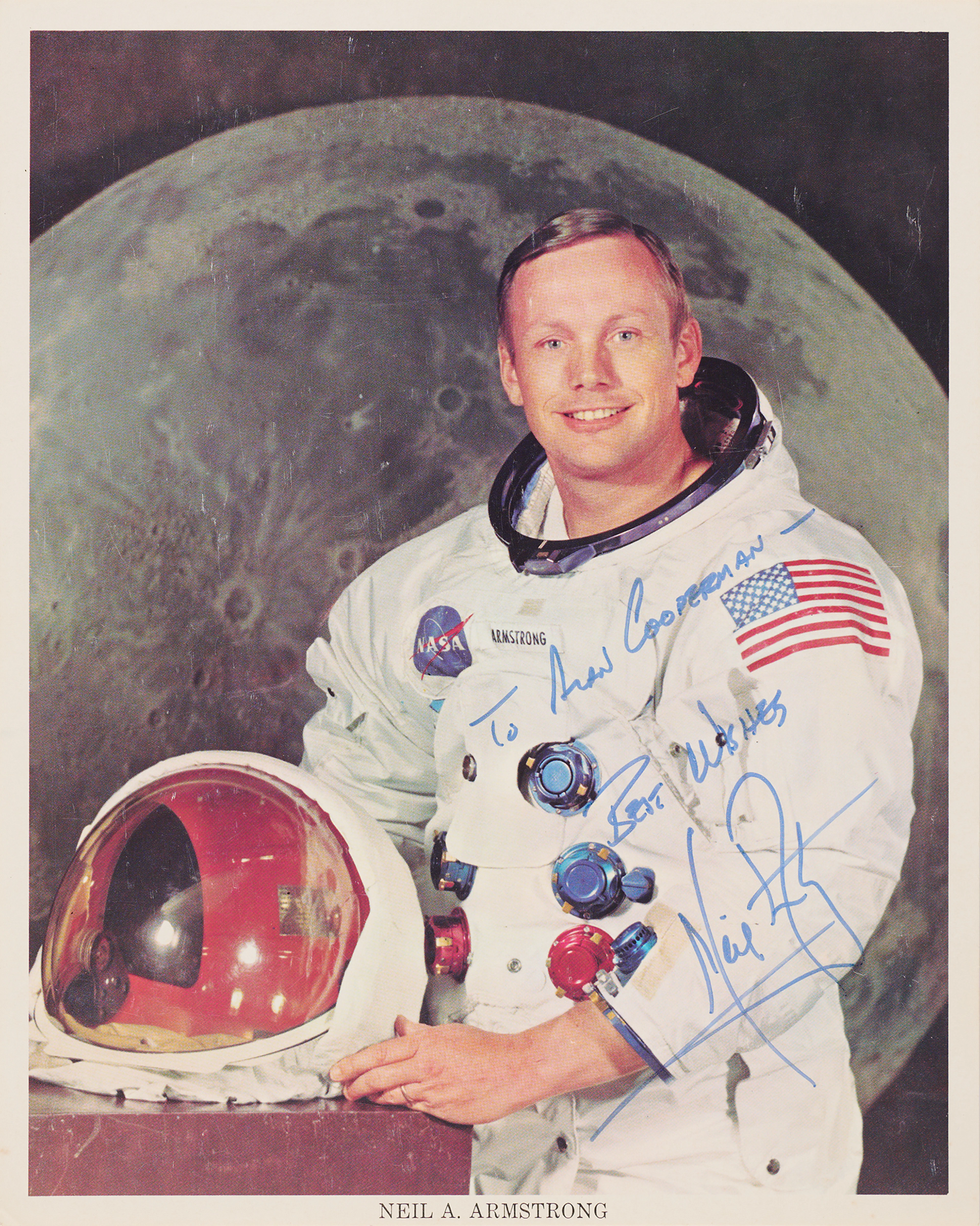 Neil Armstrong Signed Photograph