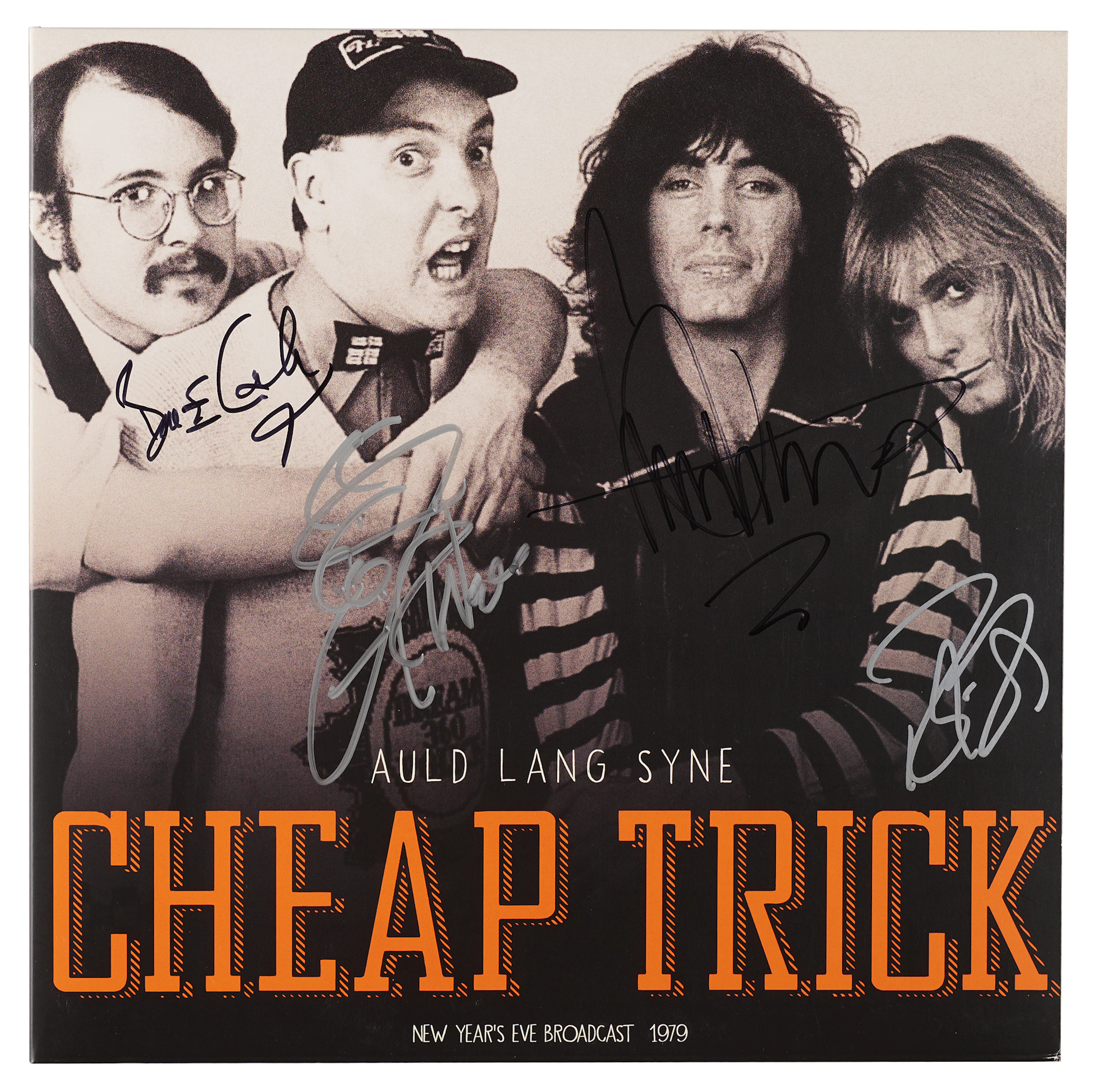 Cheap Trick Signed Album - Auld Lang Syne