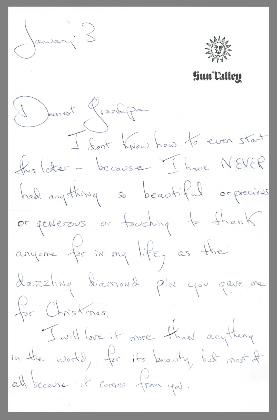 Jacqueline Kennedy Autograph Letter Signed to Joseph P. Kennedy: "Treasure