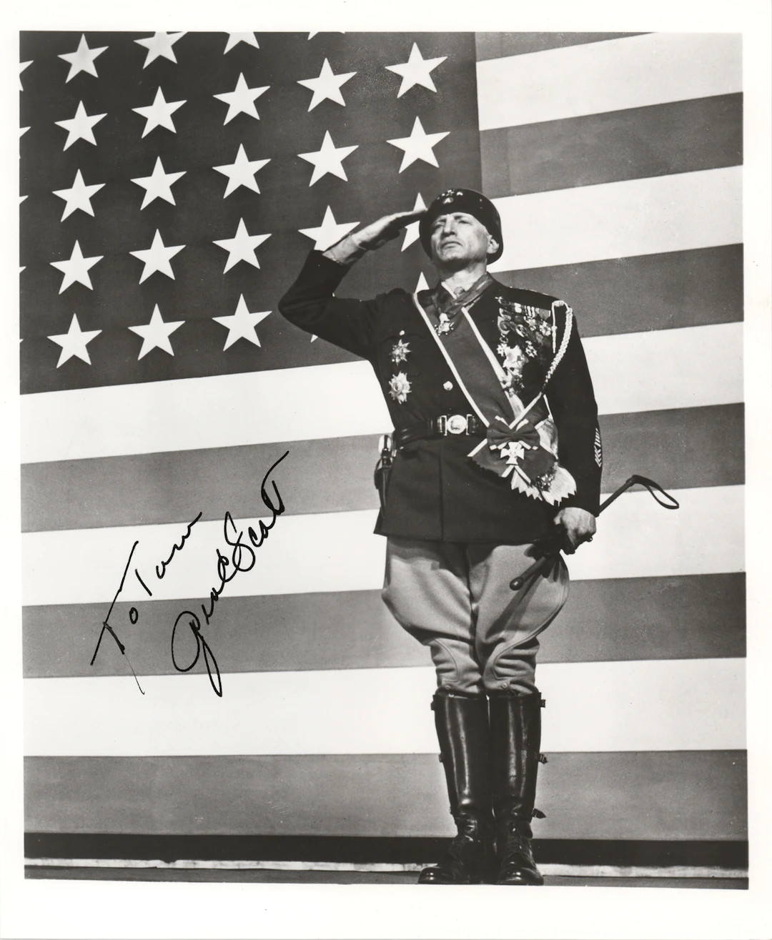 George C. Scott Signed Photograph