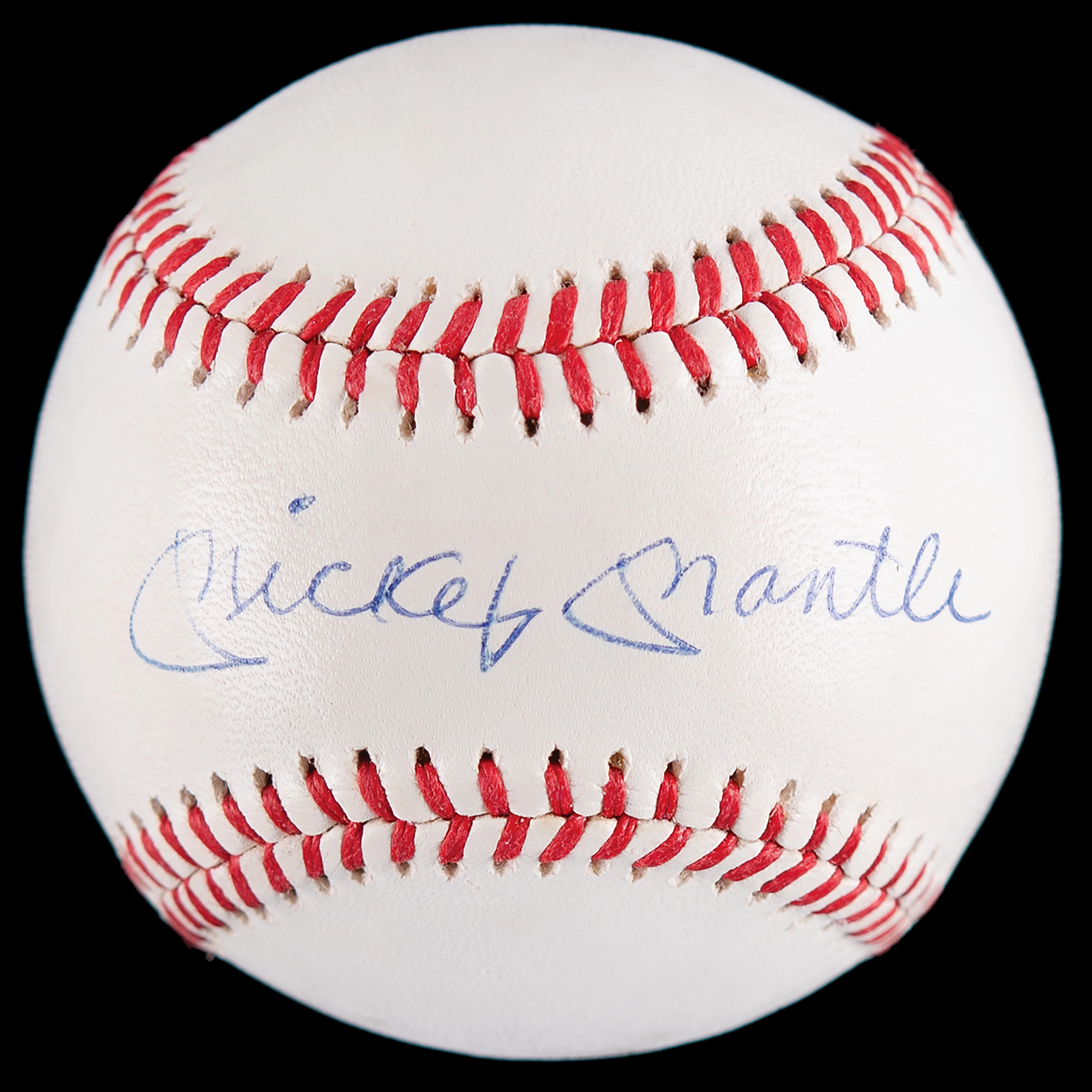 Mickey Mantle Signed Baseball