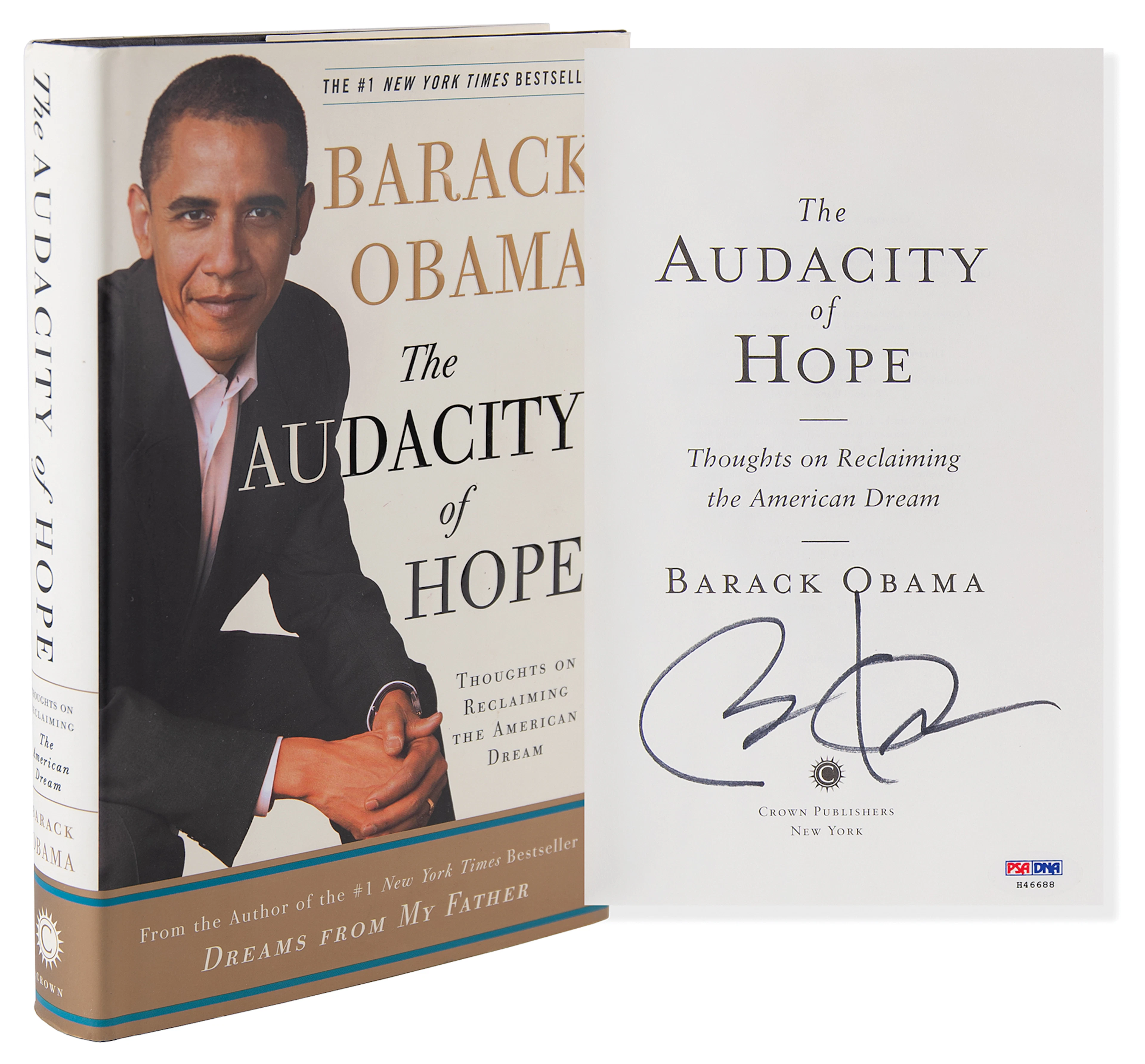Barack Obama Signed Book - The Audacity of Hope