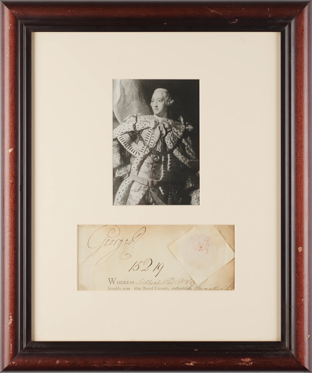 King George III Signature