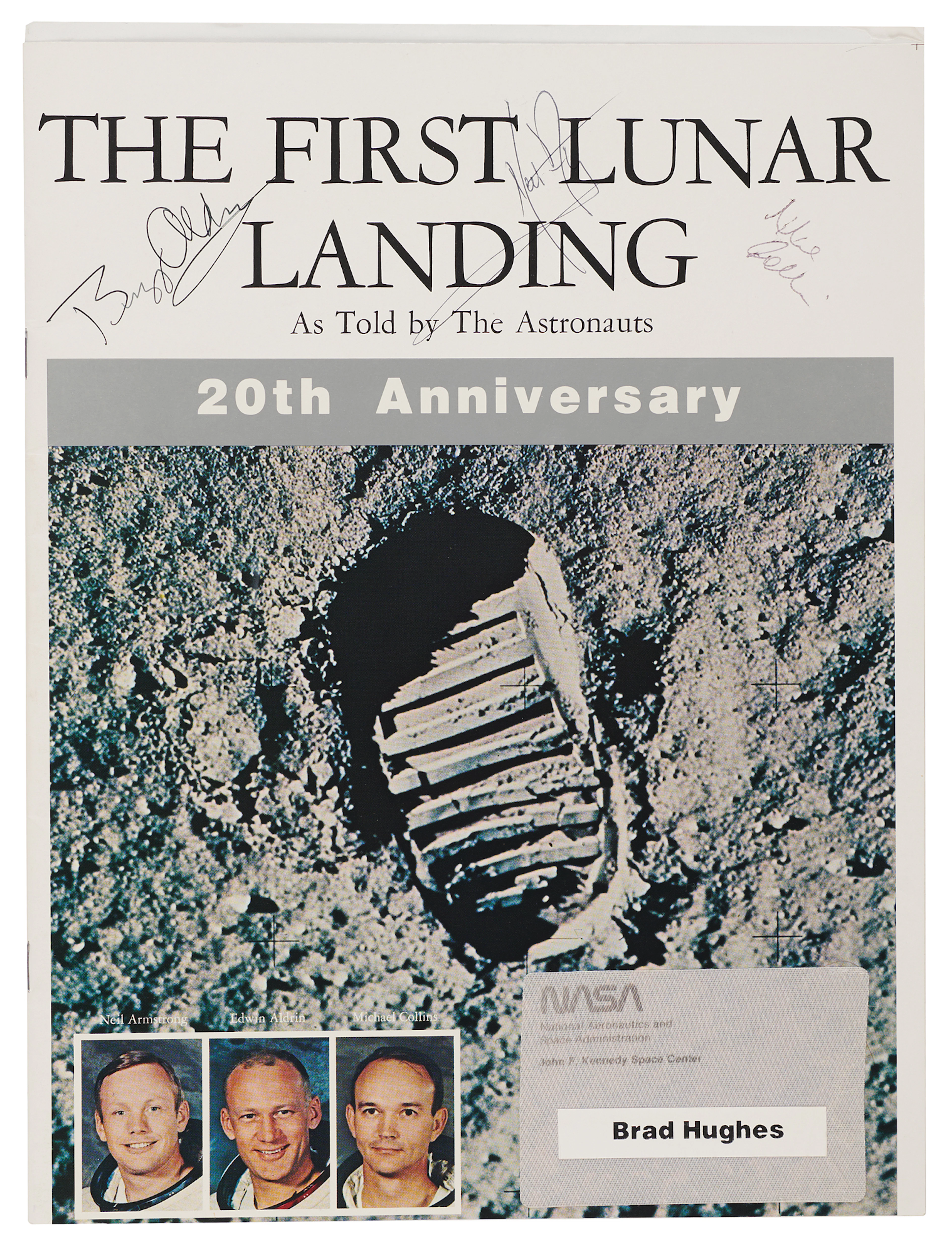 Apollo 11 Signed Booklet - 'The First Lunar Landing, As Told by the Astronauts'