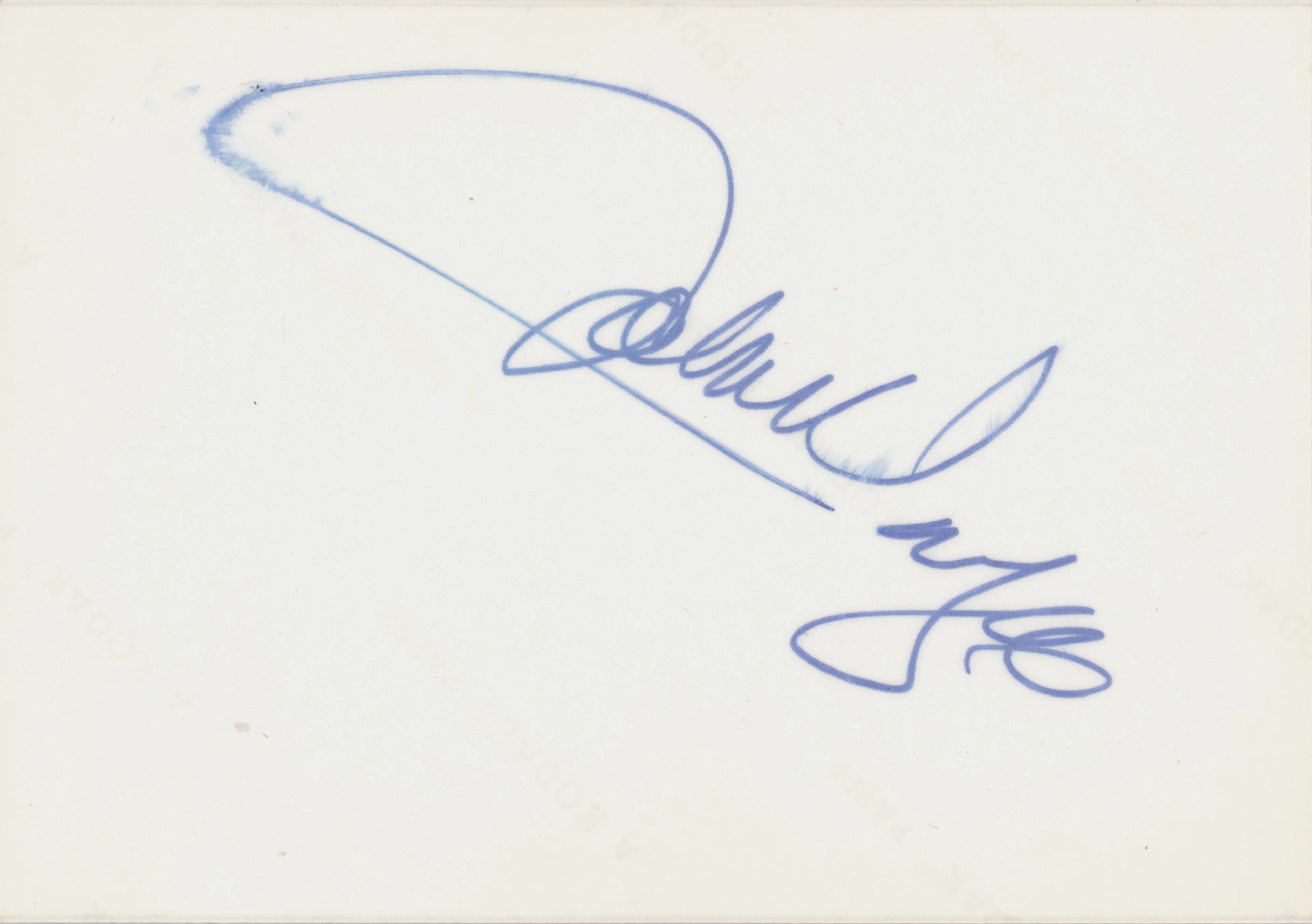 John Wayne Signed Candid Photograph