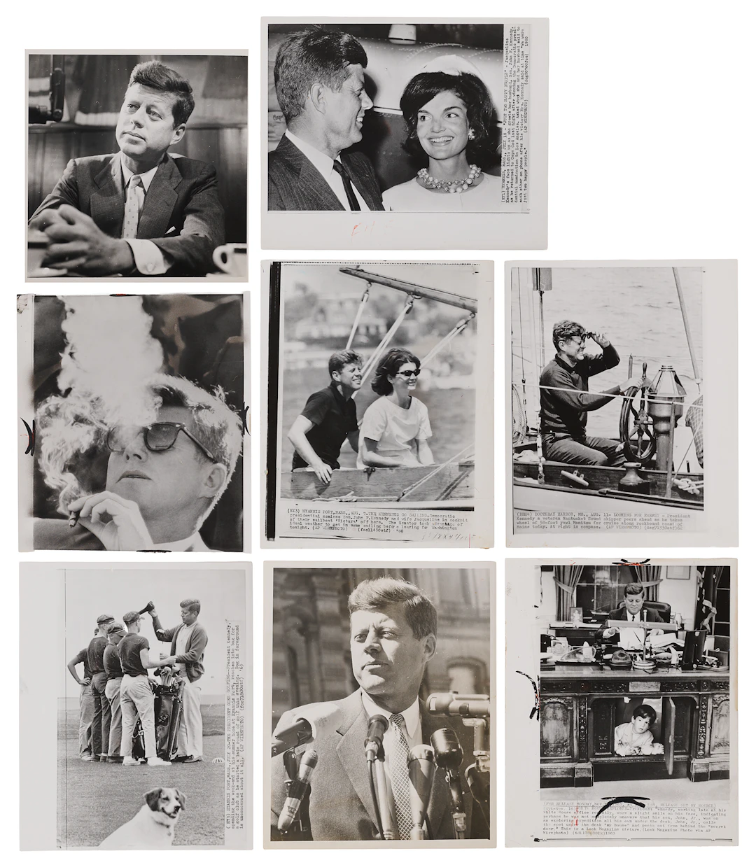 John F. Kennedy Collection of (200+) Press Photographs from The Detroit