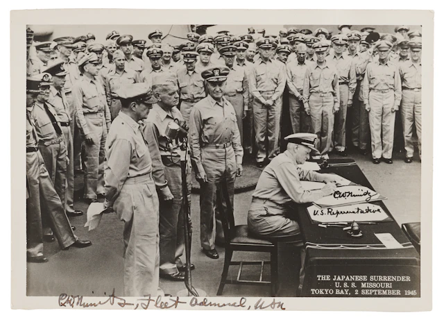 Chester Nimitz Signed Photograph