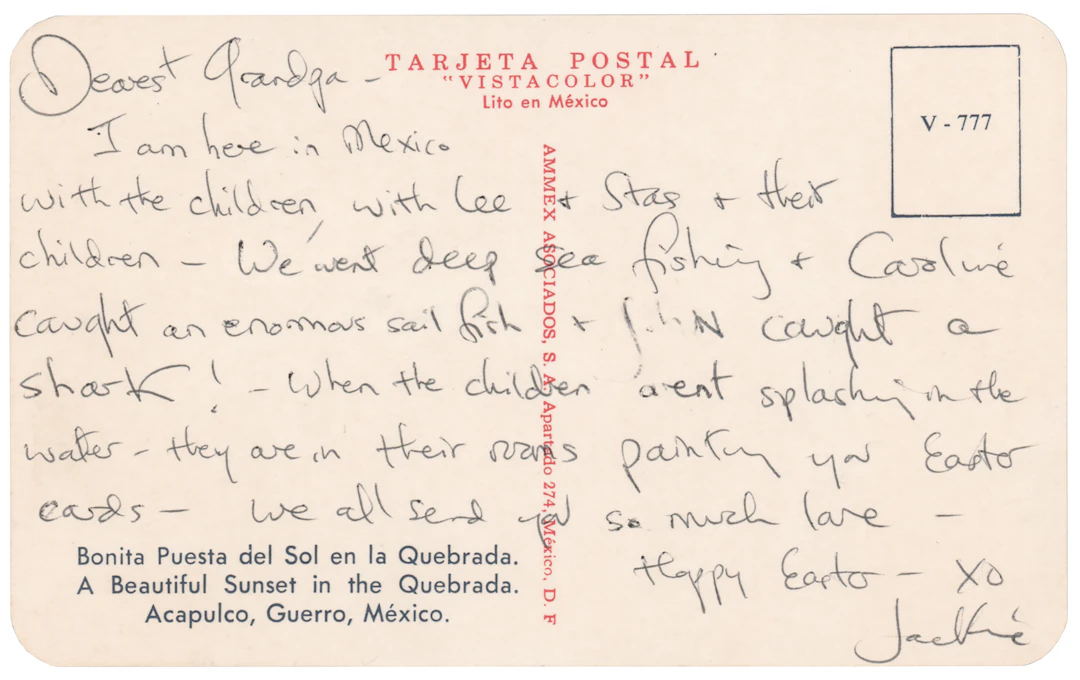 Jacqueline Kennedy Autograph Letter Signed to Joseph P. Kennedy, with