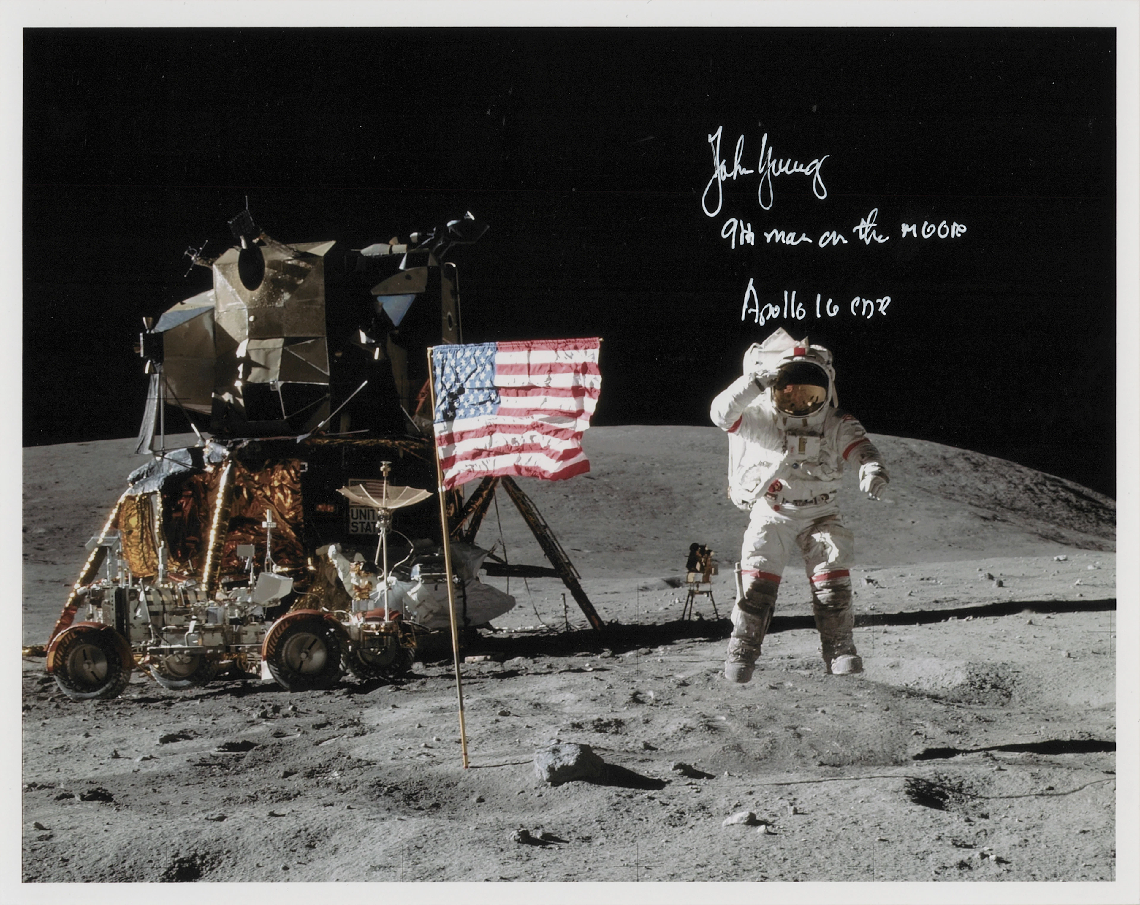 John Young Signed Photograph