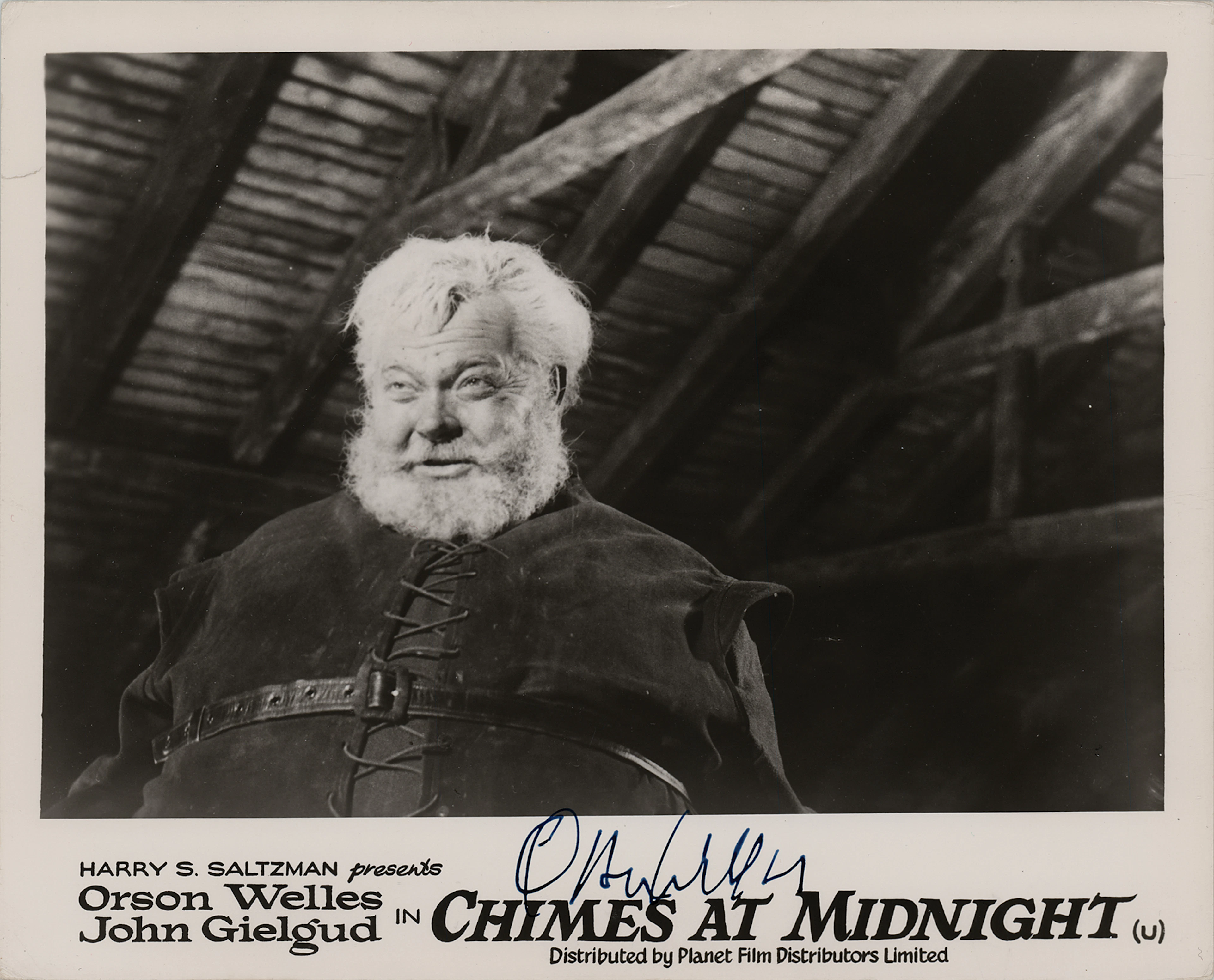 Orson Welles Signed Photograph