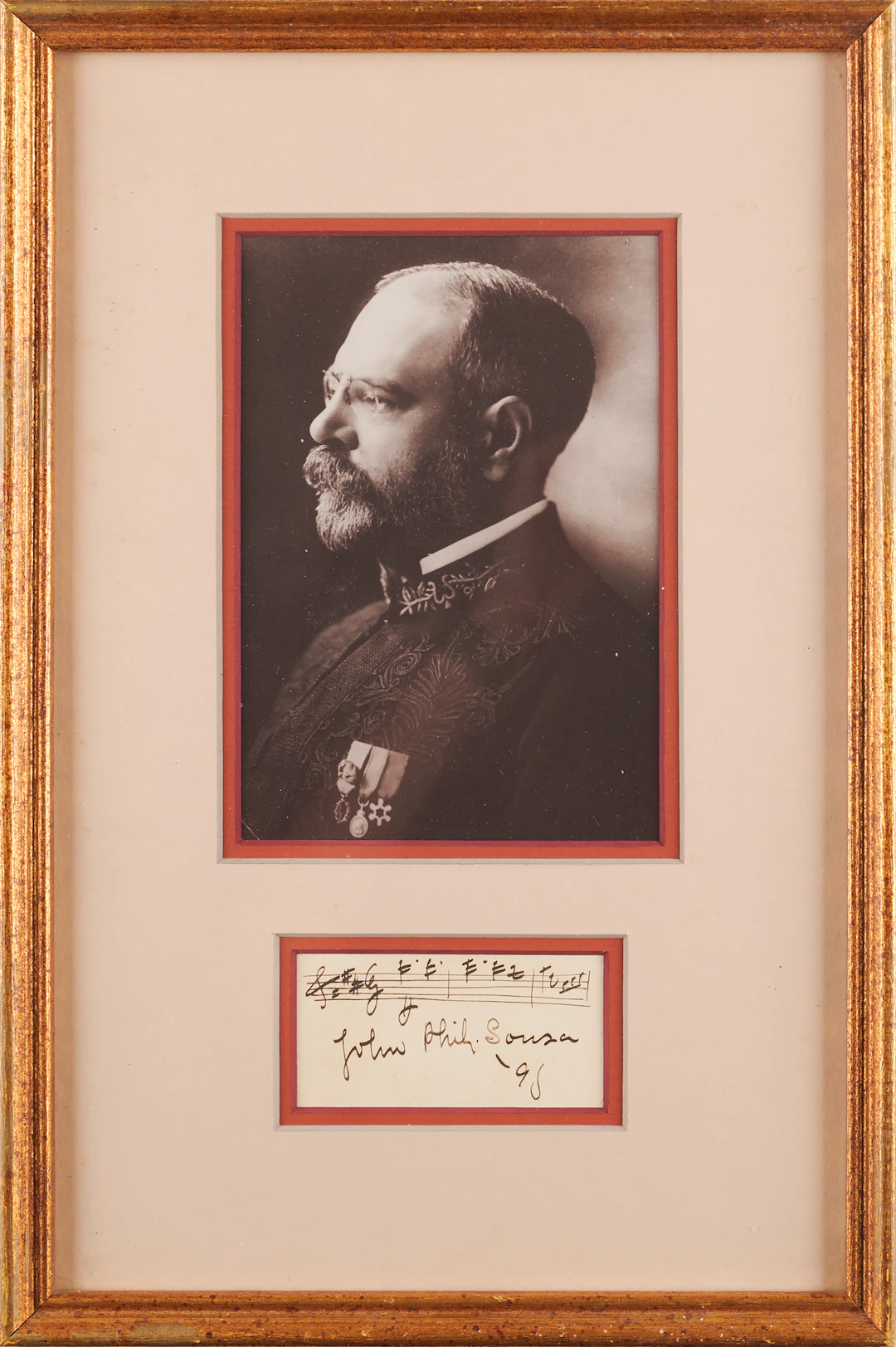 John Philip Sousa Autograph Musical Quotation Signed - 'The Stars