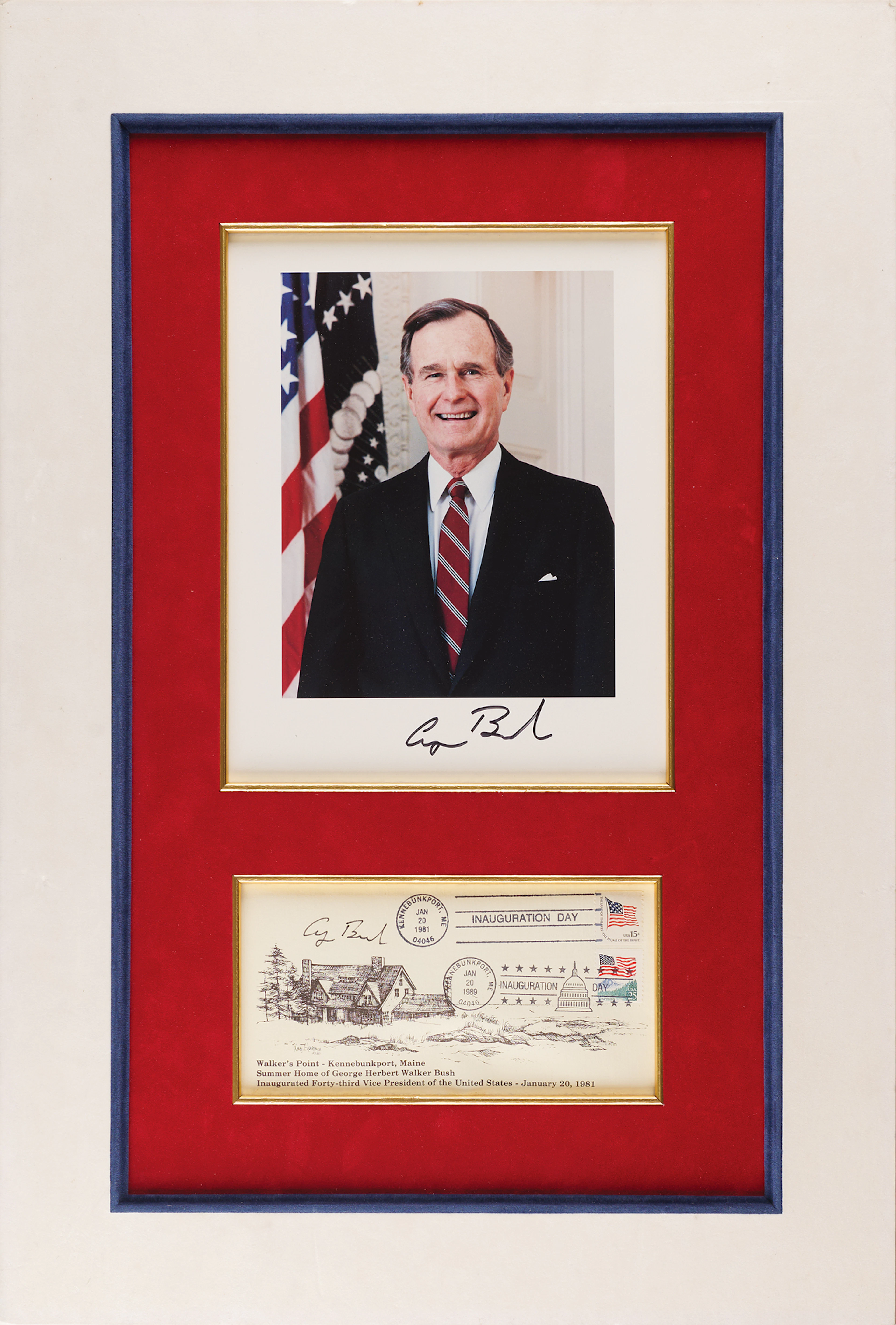 George Bush (2) Signed Items