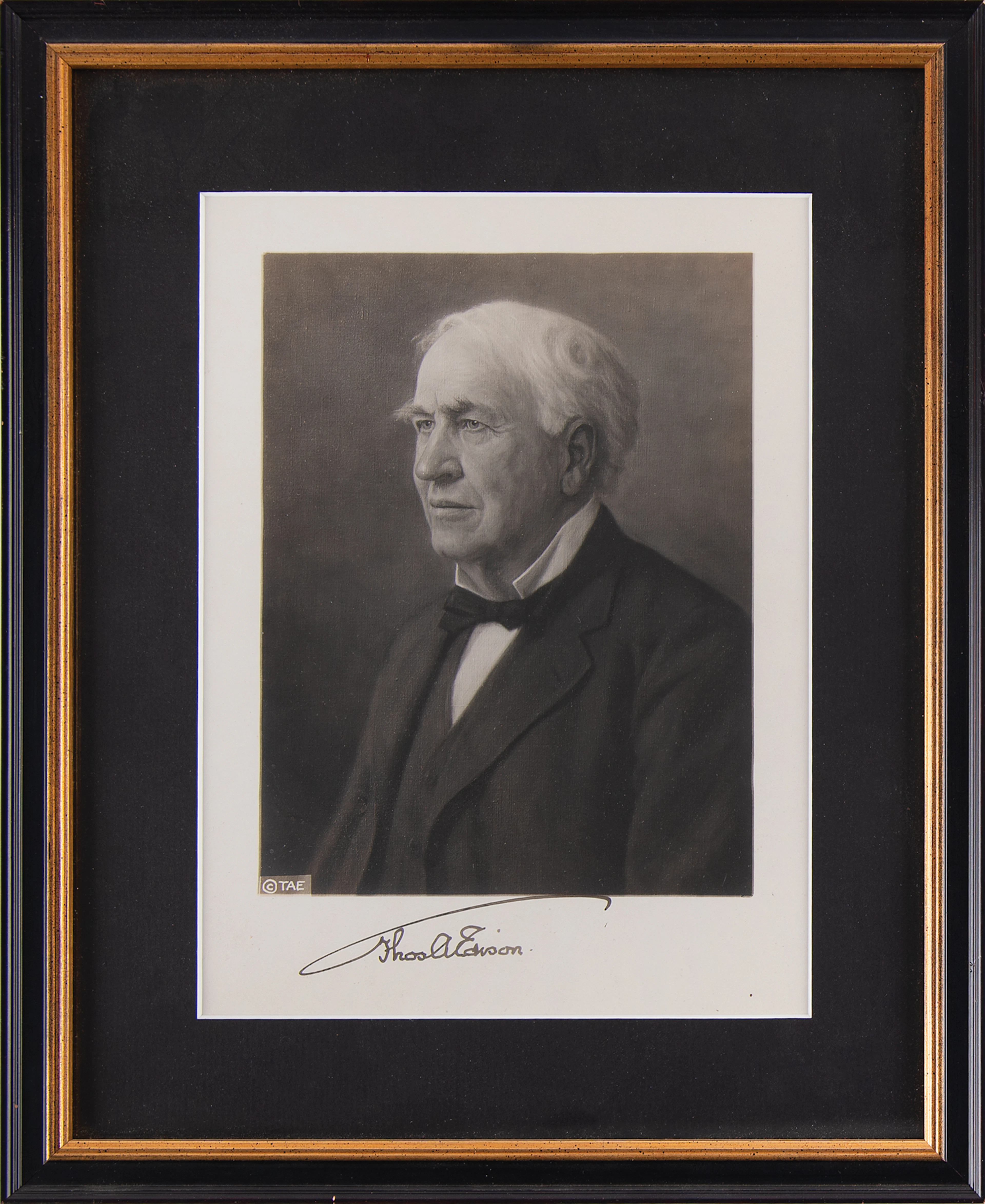 Thomas Edison Signed Photograph