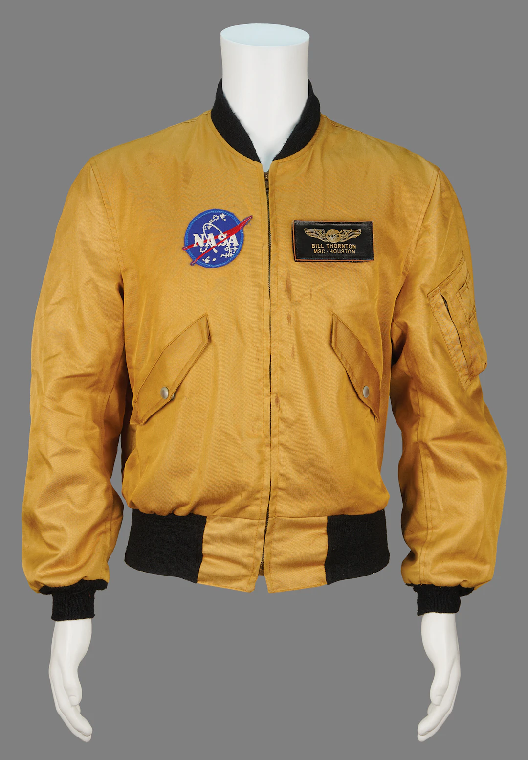 Apollo-Era NASA-Issued 'Mustard Yellow' Flight Jacket - From the Personal