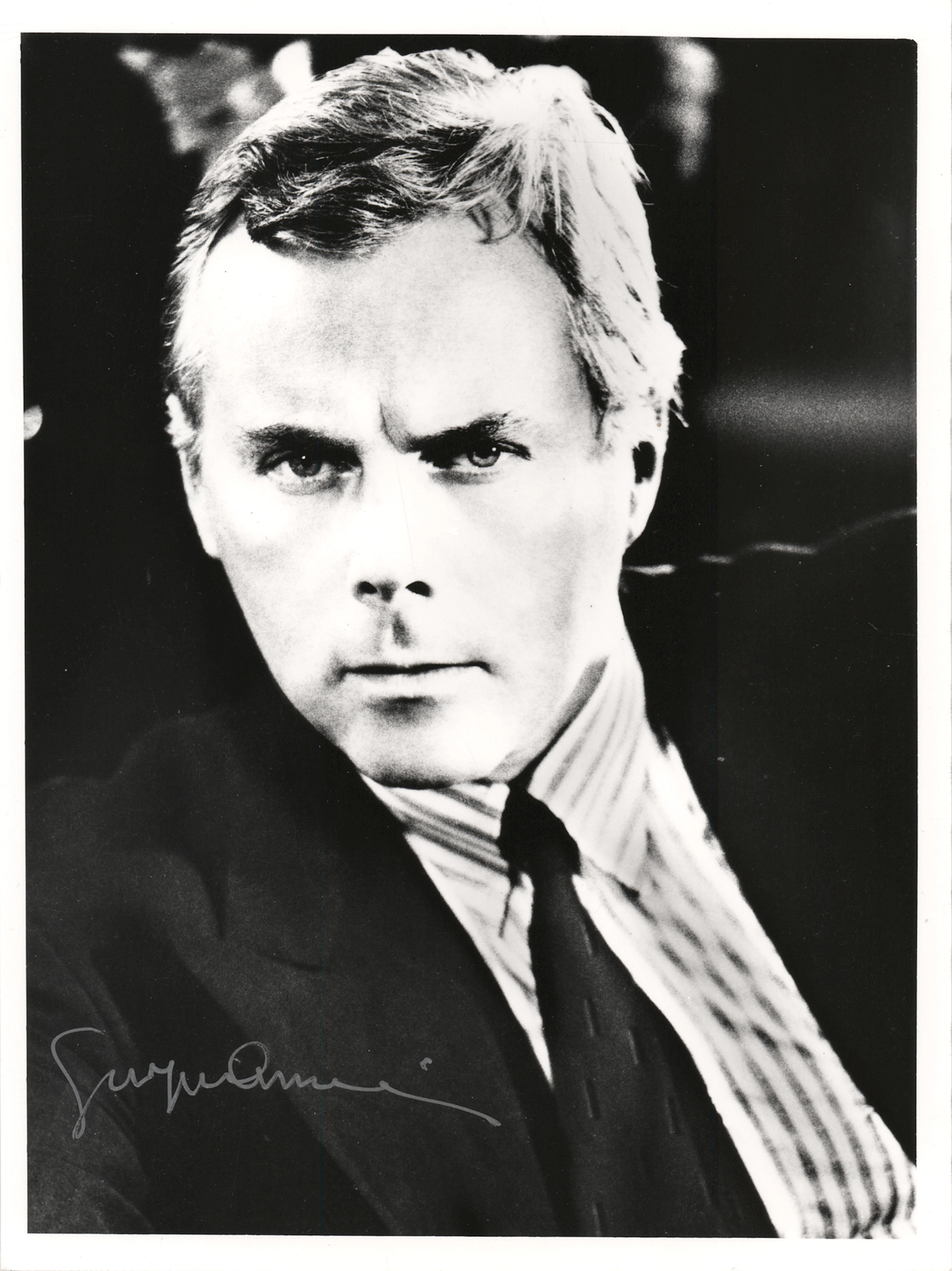 Giorgio Armani Signed Photograph