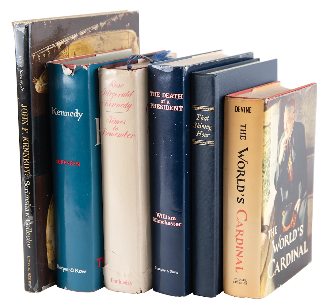 Kennedy Family and Biographers (6) Signed Books to JFK's Cousin, Ann