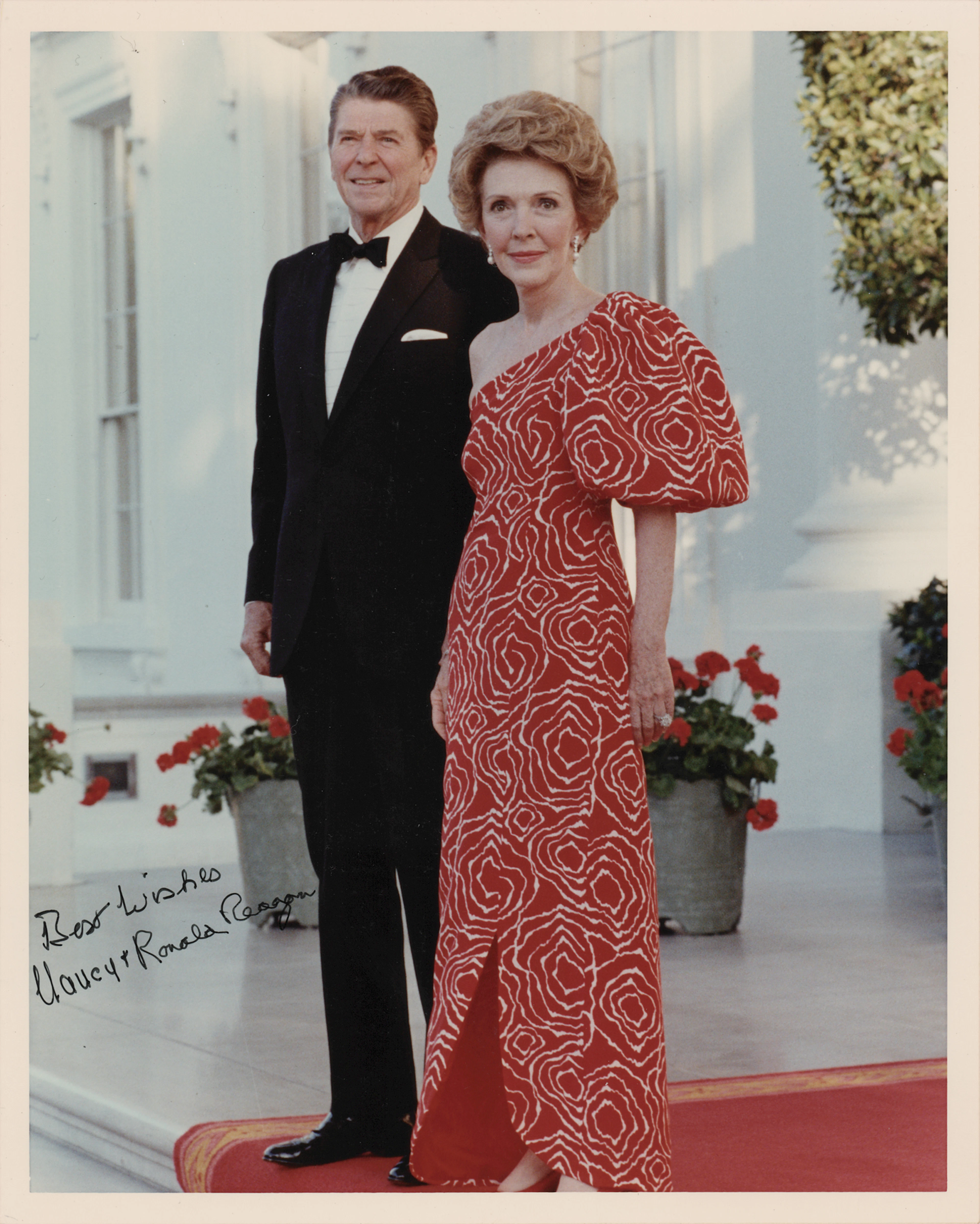 Ronald and Nancy Reagan Signed Photograph