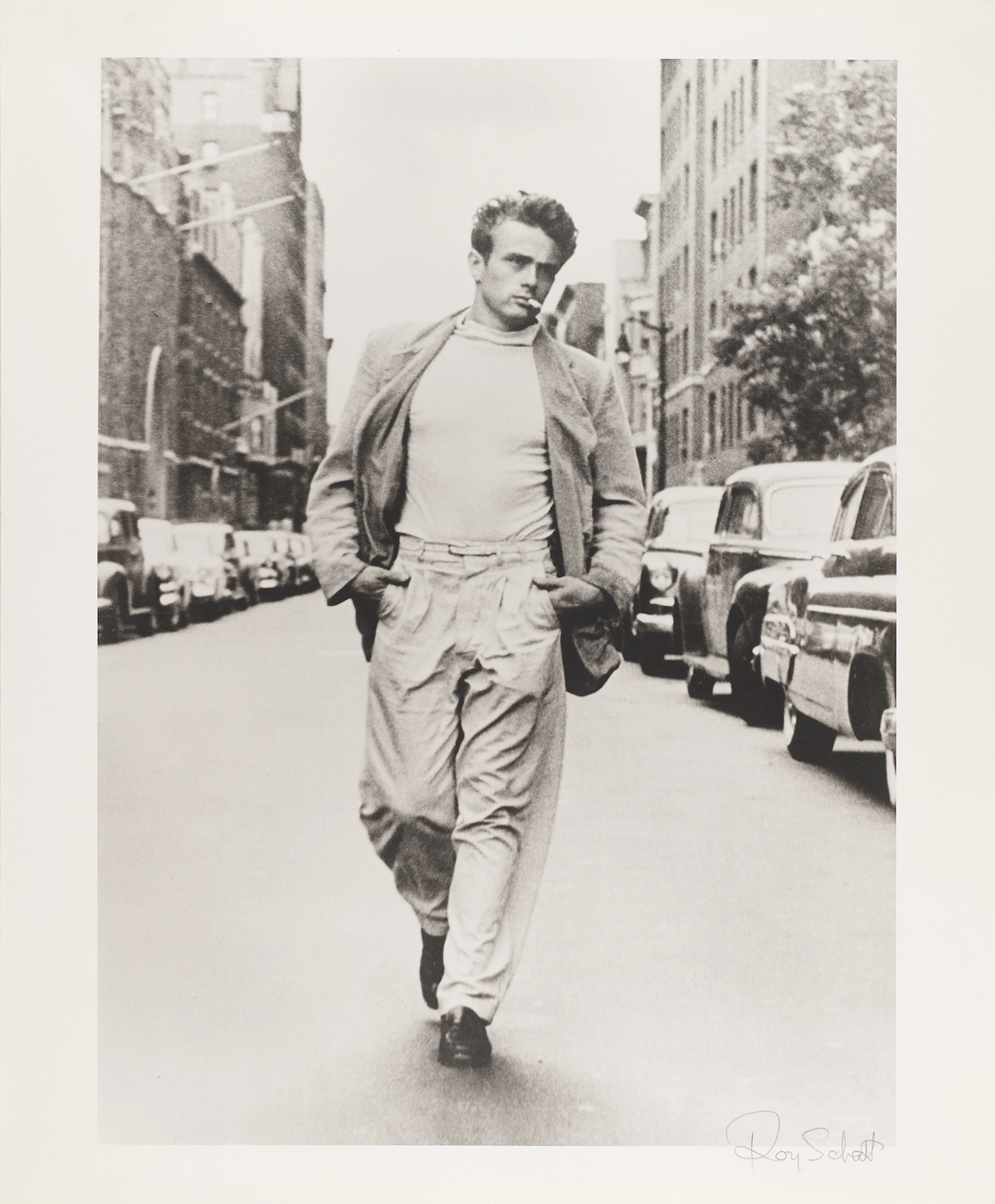 James Dean Original Oversized Photographic Print by Roy Schatt