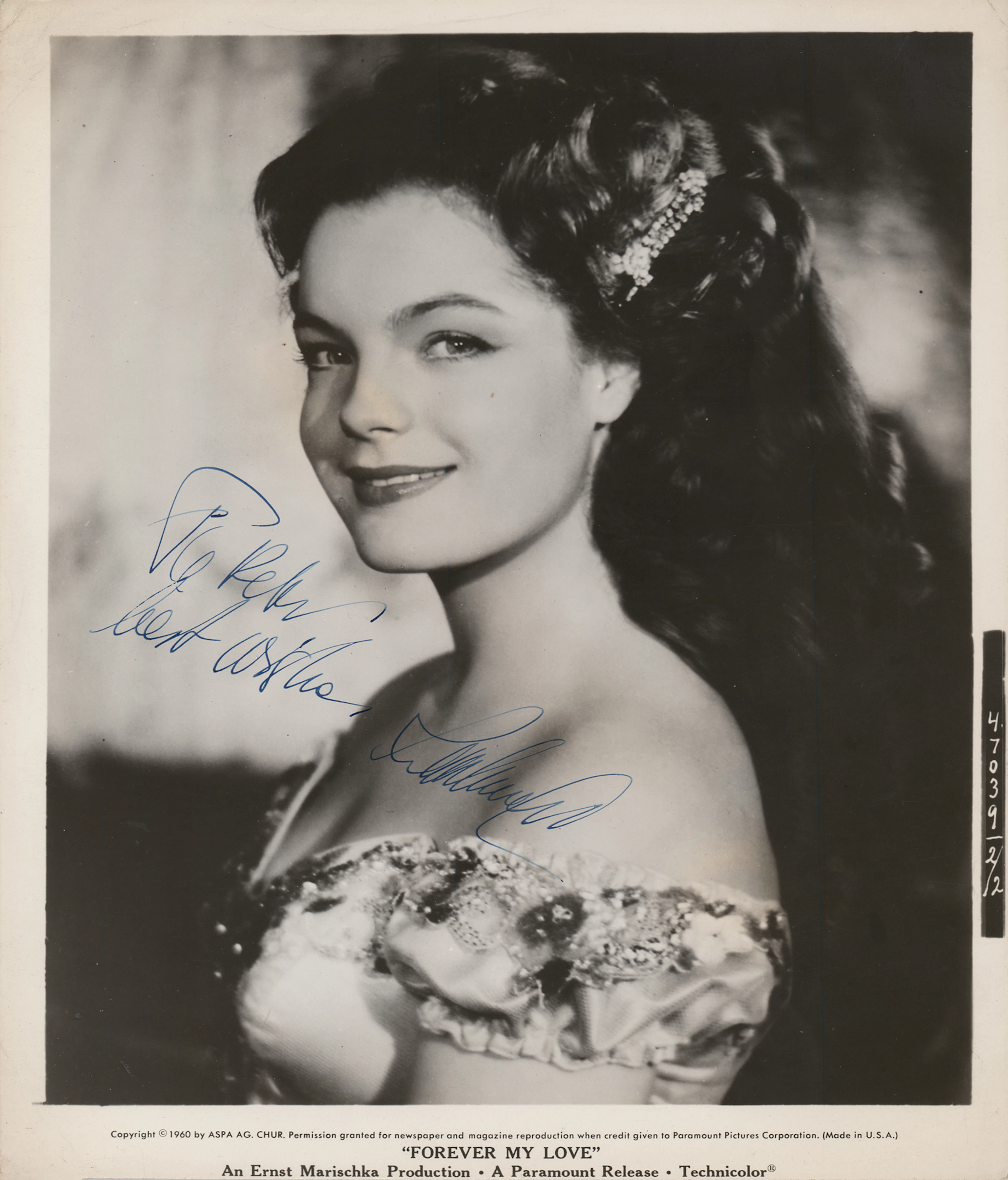 Romy Schneider Signed Photograph