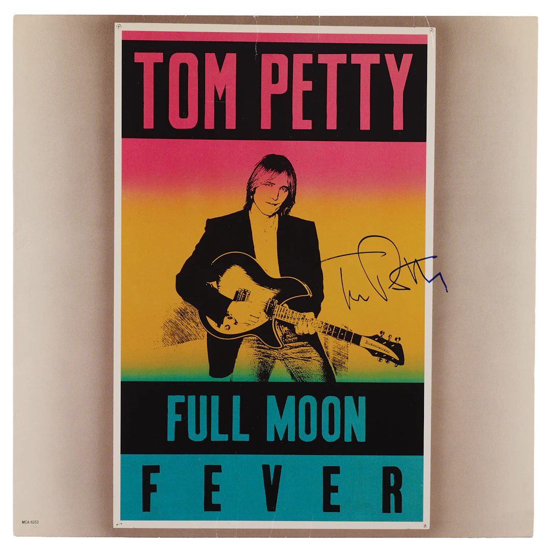 Tom Petty Signed Album - Full Moon Fever