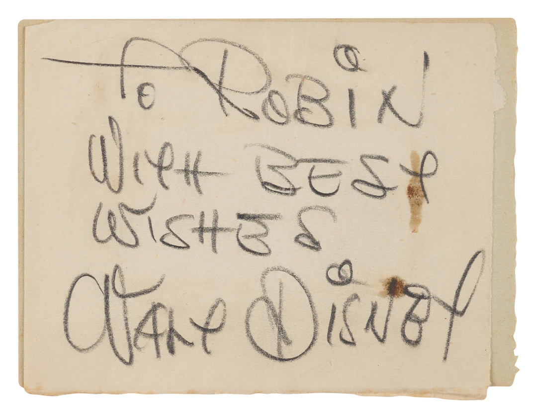 Walt Disney Signature