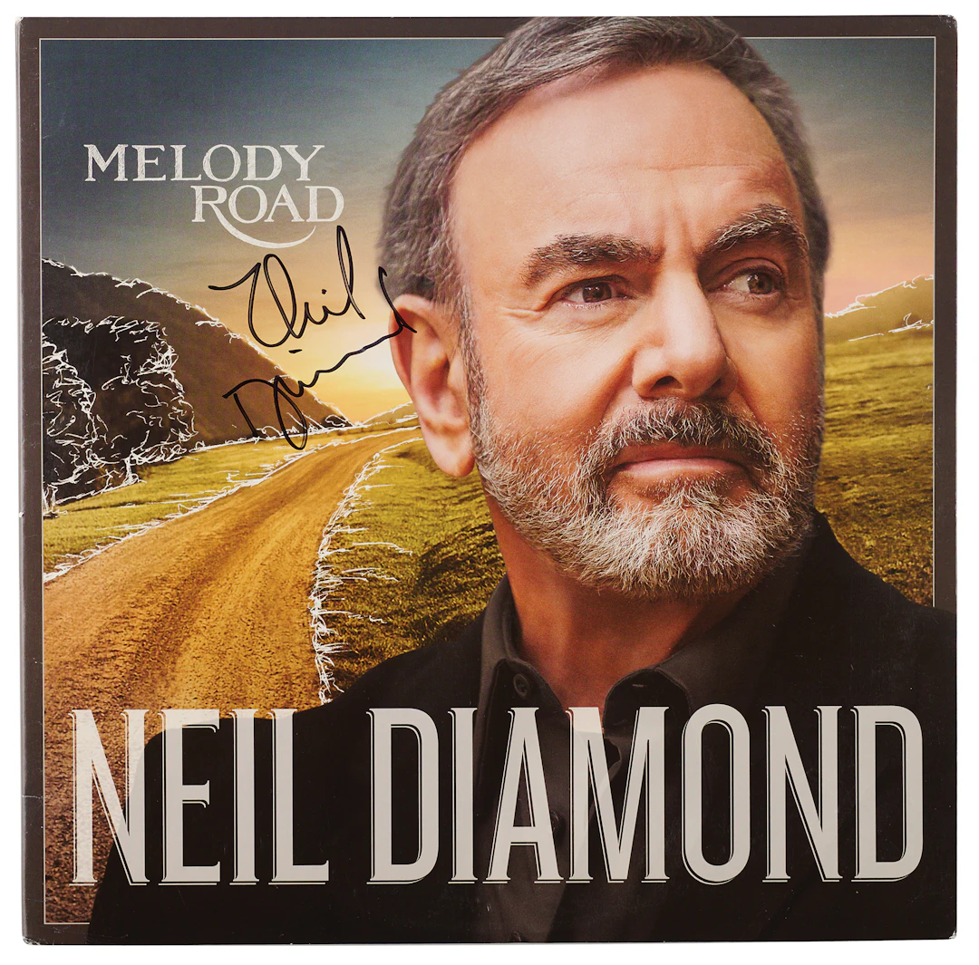 Neil Diamond Signed Album - Melody Road