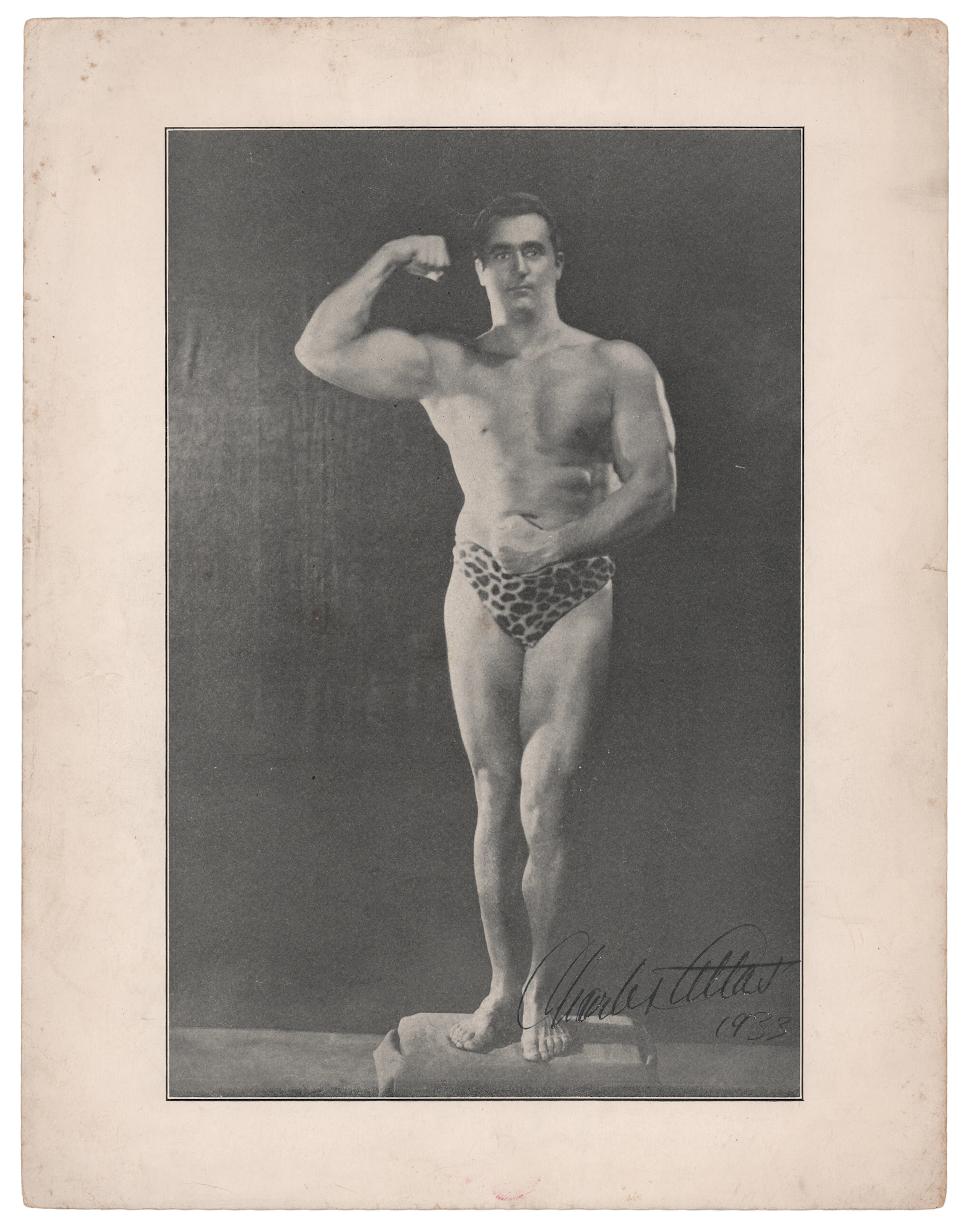 Charles Atlas Signed Photograph (1933)