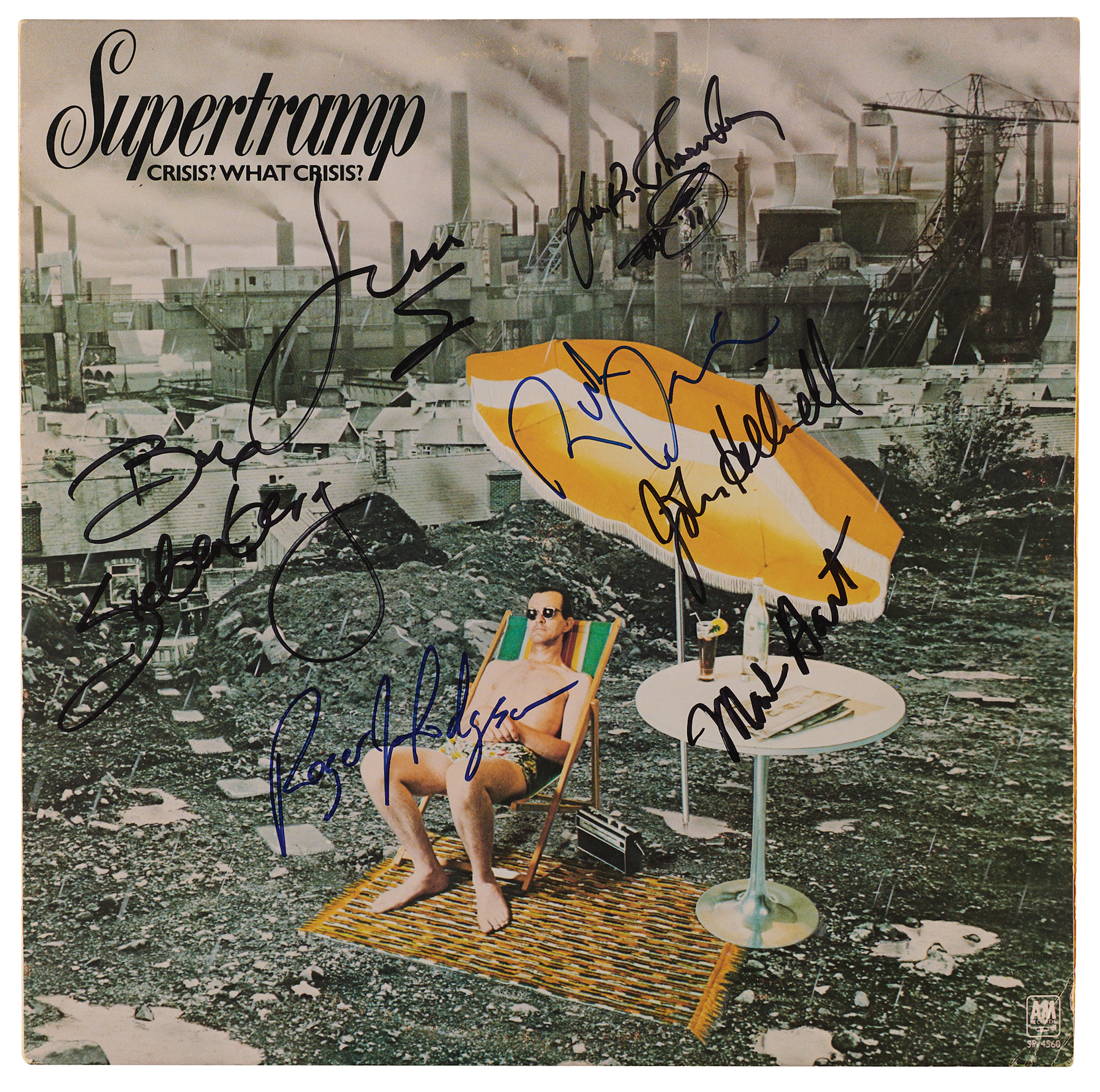 Supertramp Signed Album - Crisis? What Crisis?