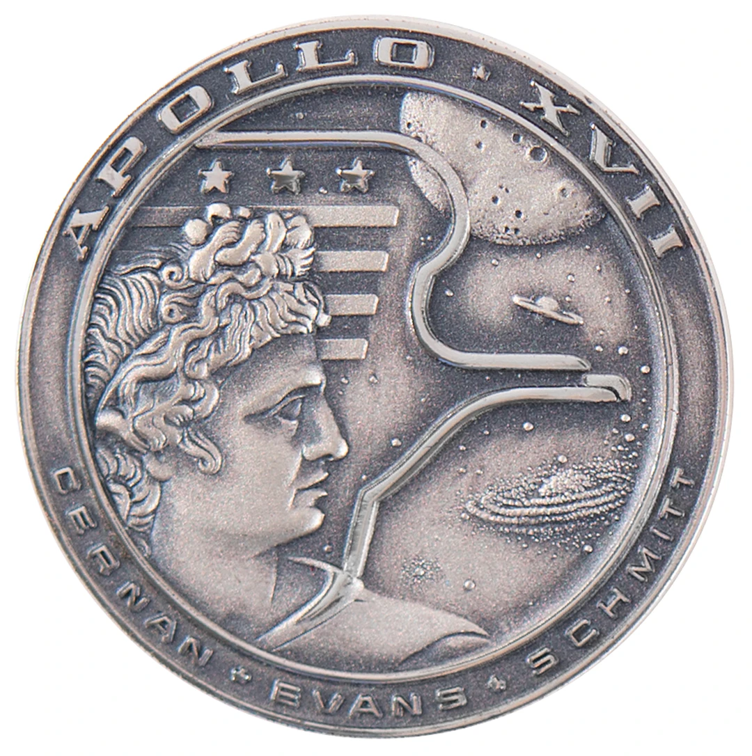Apollo 17 Flown Robbins Medallion - From the Personal Collection of