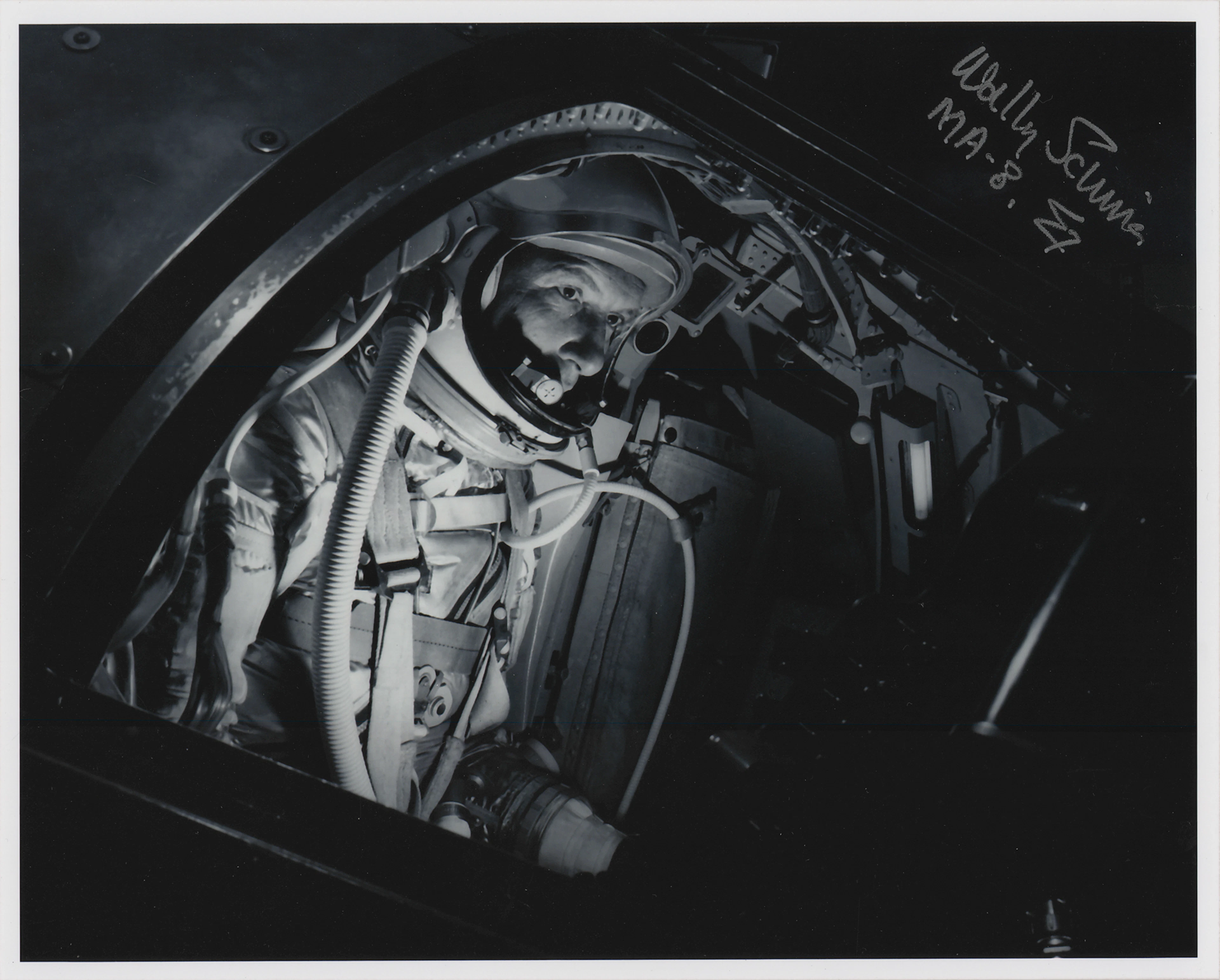 Wally Schirra Signed Photograph
