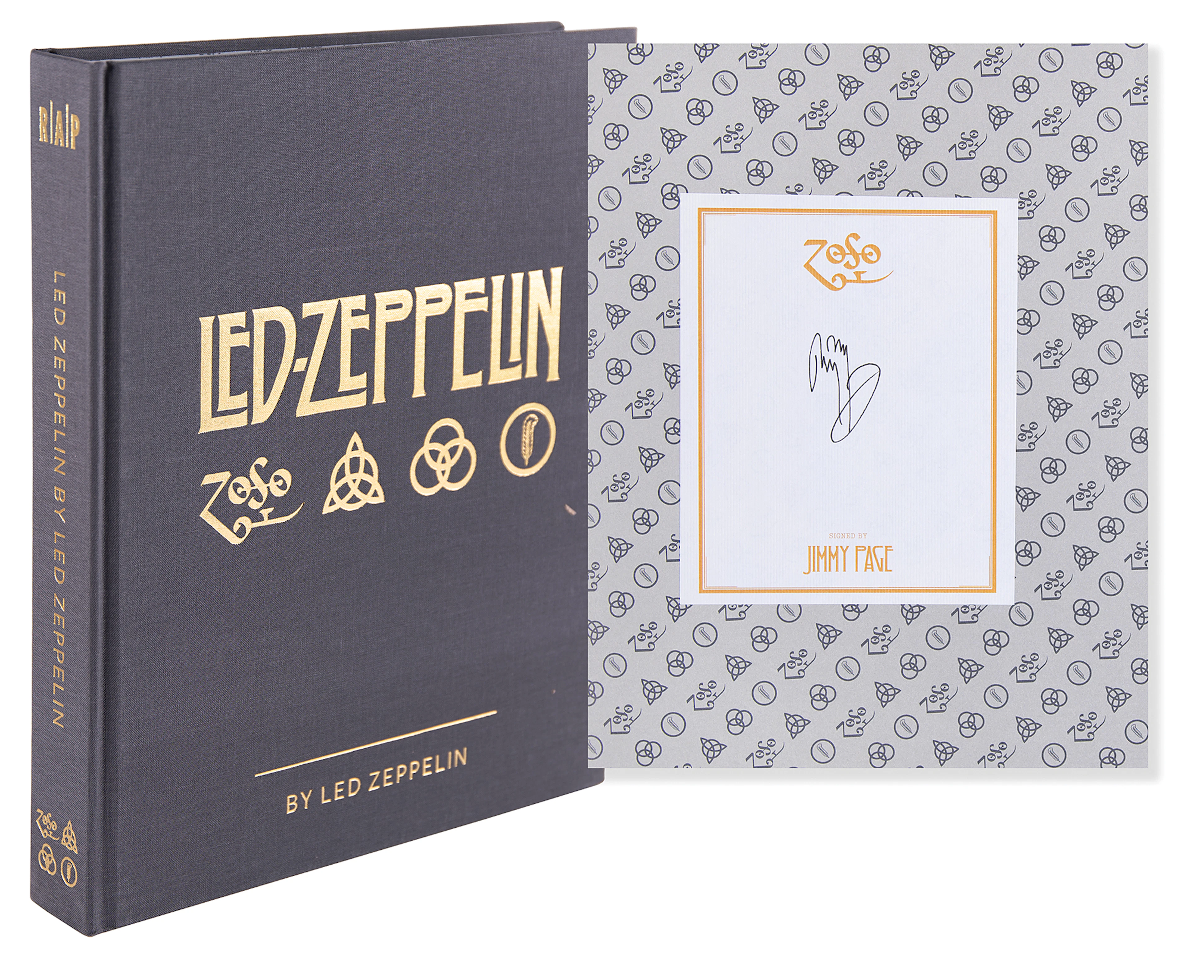 Led Zeppelin: Jimmy Page Signed Book - Led Zeppelin