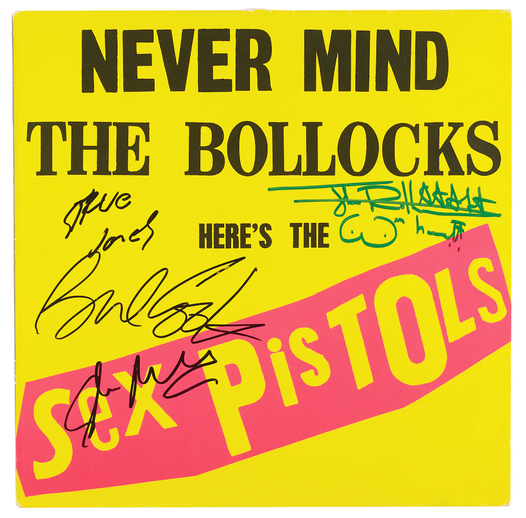 Sex Pistols Signed Album - Never Mind the Bollocks, Here's the Sex Pistols