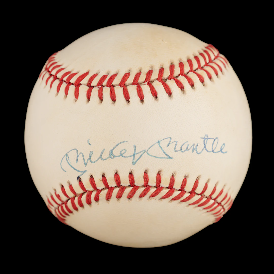 Mickey Mantle Signed Baseball