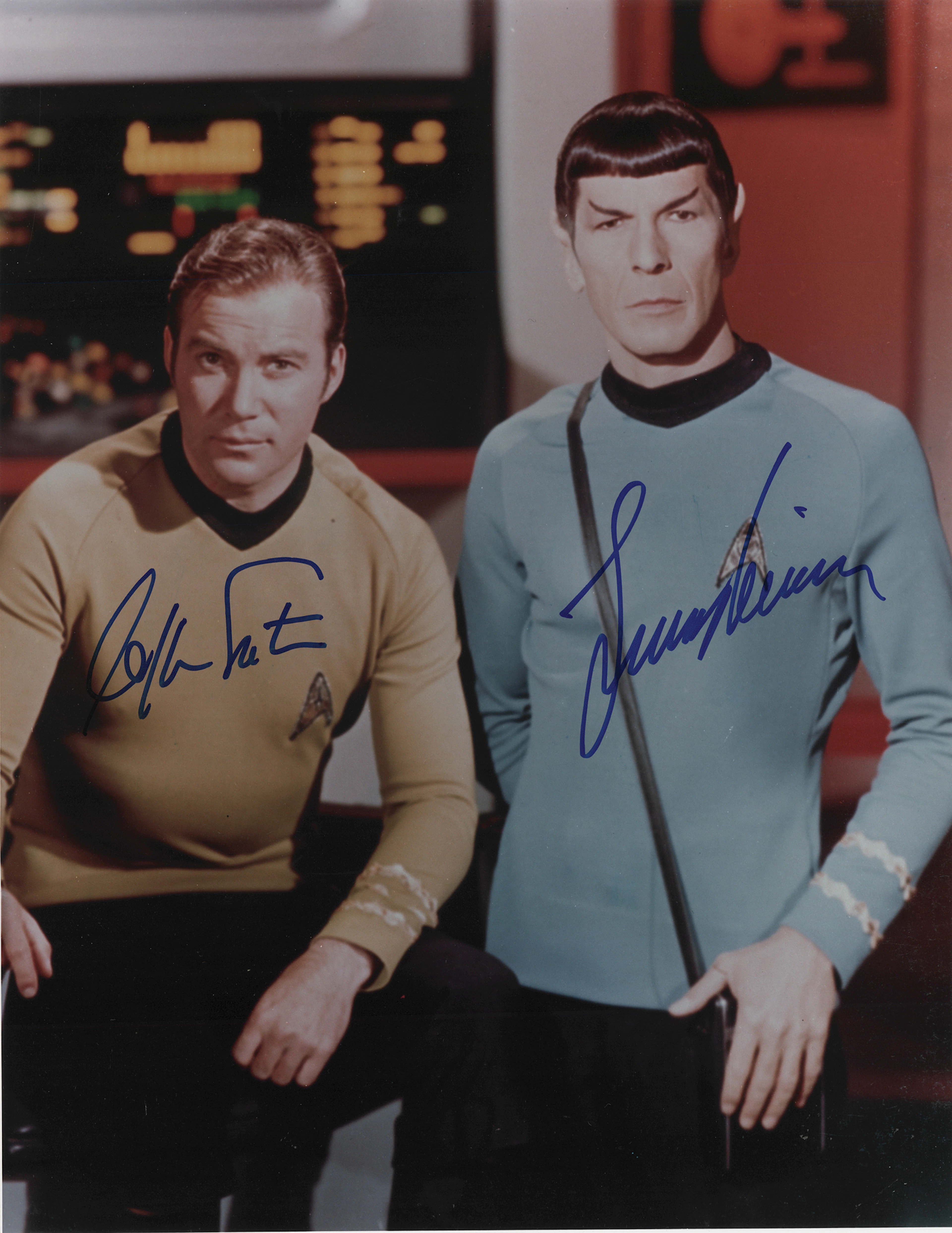 Star Trek: William Shatner and Leonard Nimoy Signed Oversized Photograph
