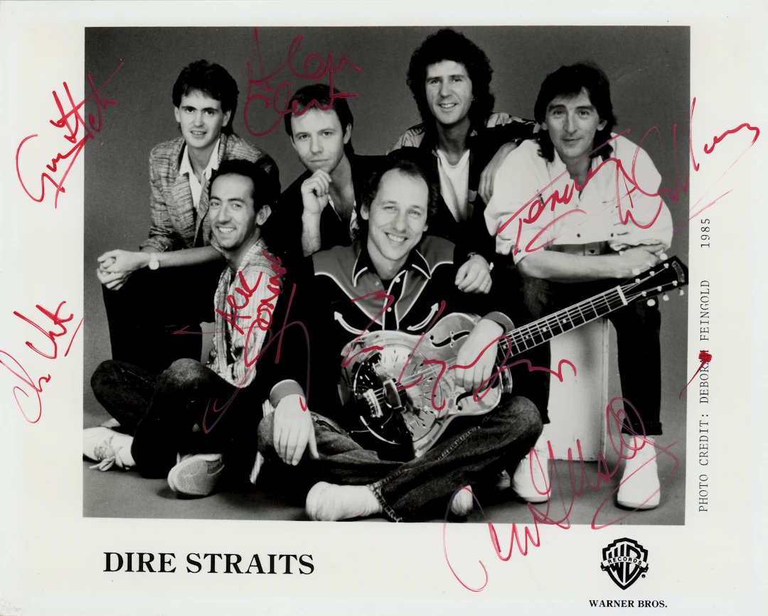 Dire Straits Signed Photograph