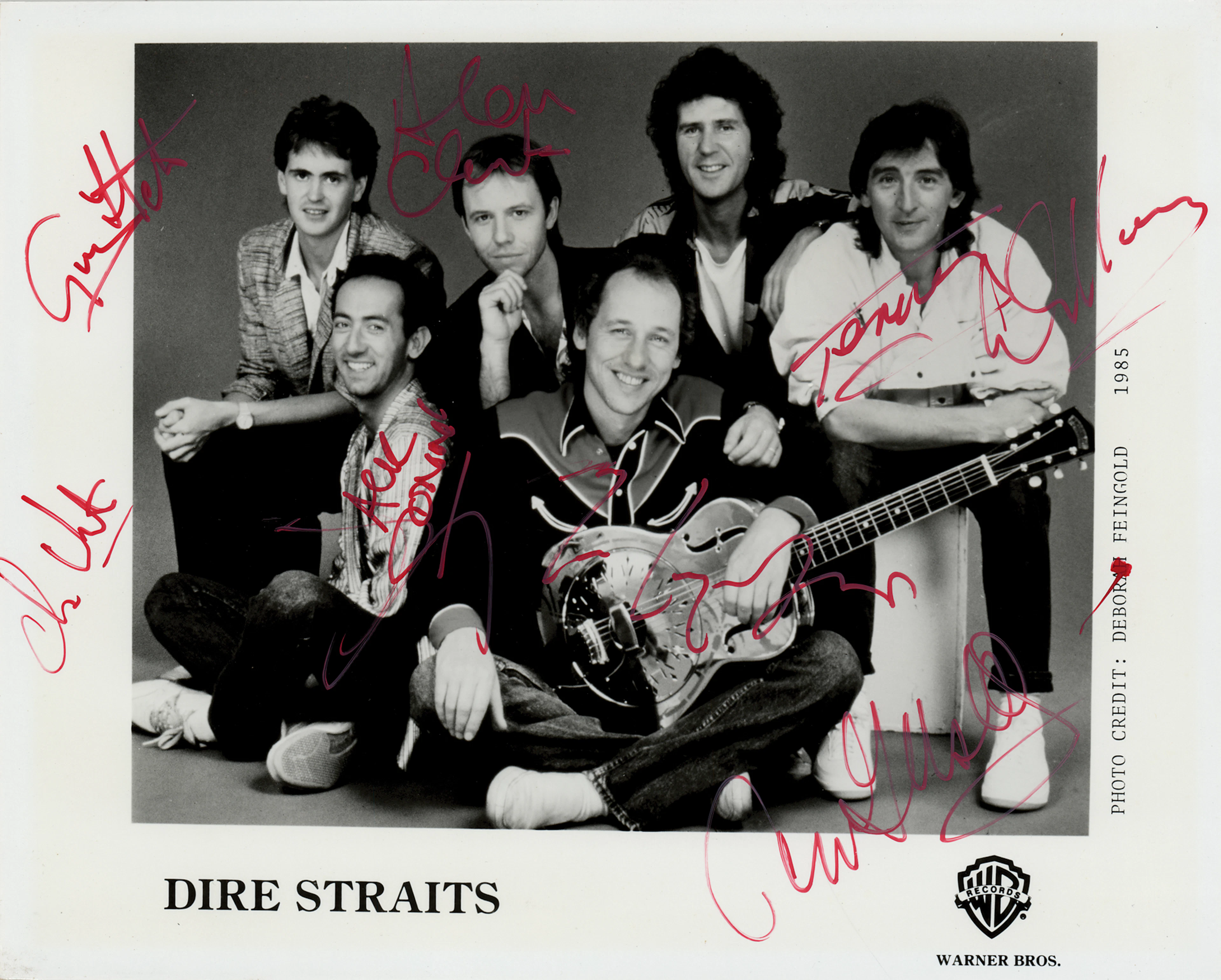 Dire Straits Signed Photograph