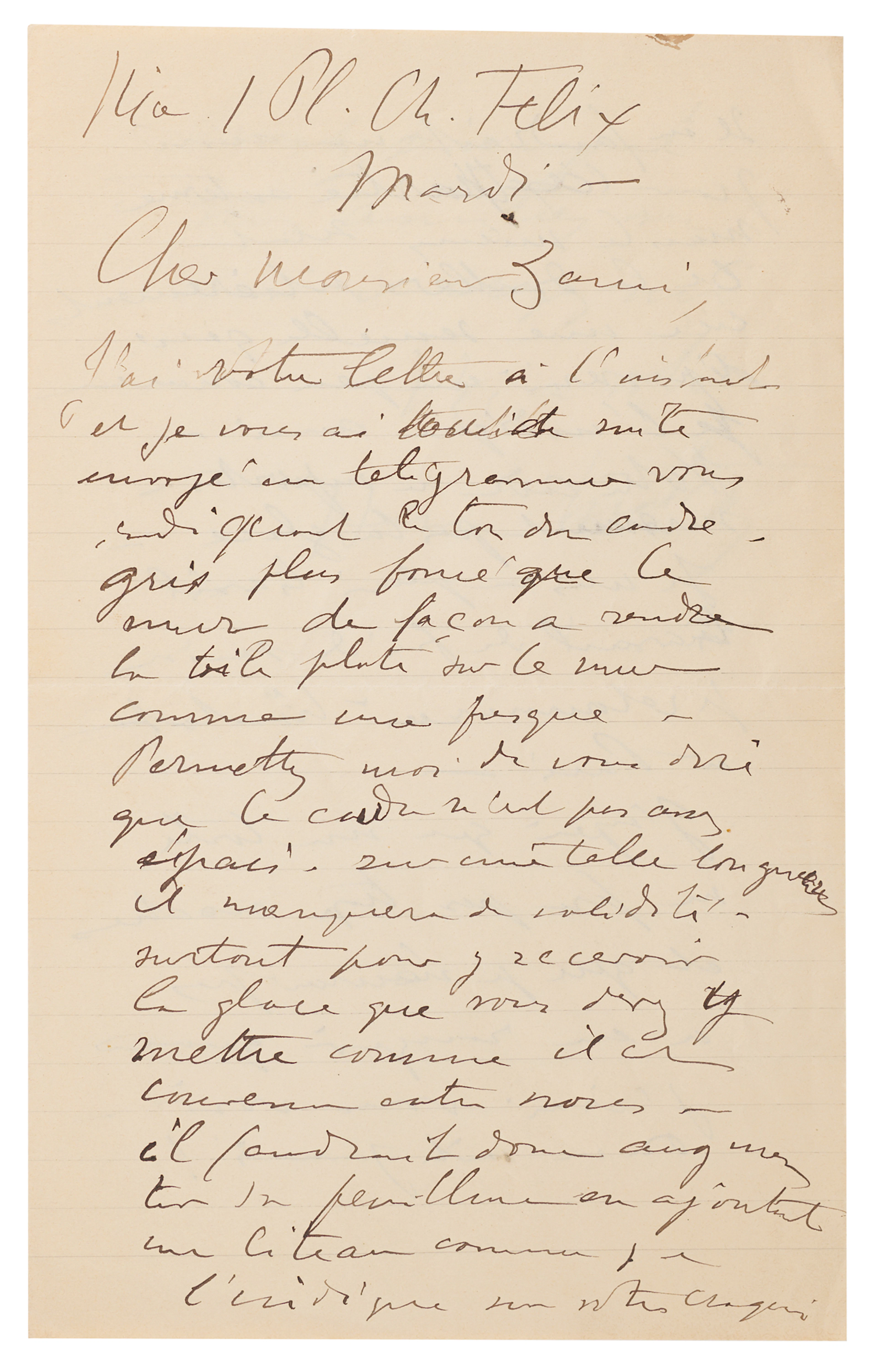 Henri Matisse Autograph Letter Signed, Typed Letter Signed, and Sketch