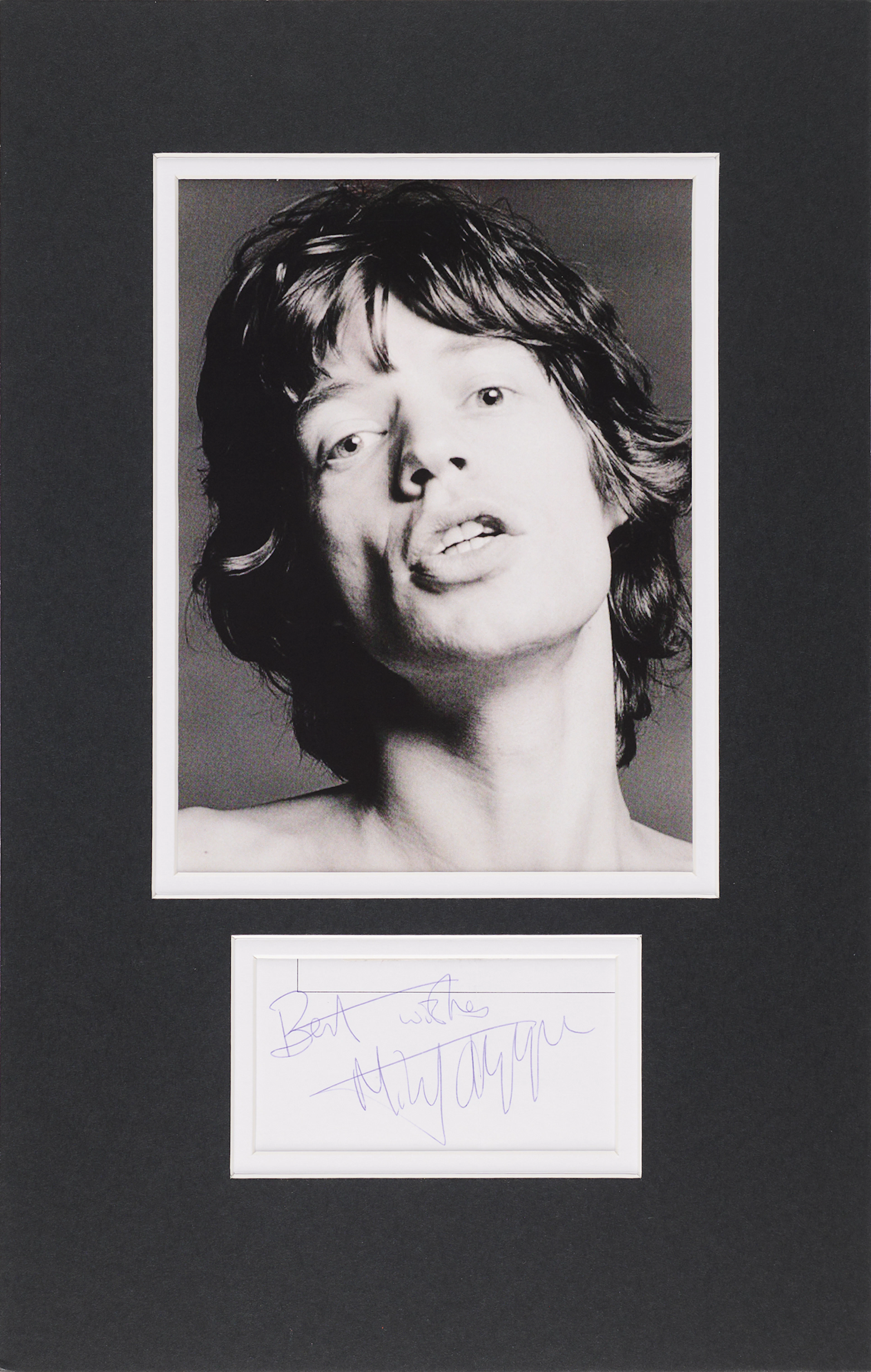 Rolling Stones: Mick Jagger Signature