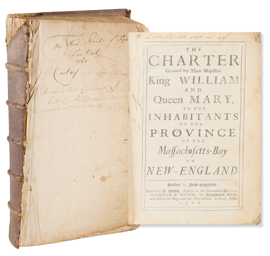 King William and Queen Mary: The Charter Granted by Their Majesties