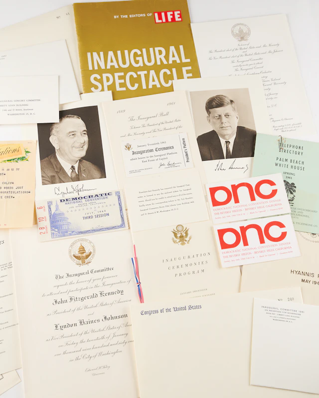 John F. Kennedy 1960/61 DNC and Inaugural Ceremonies Archive - From