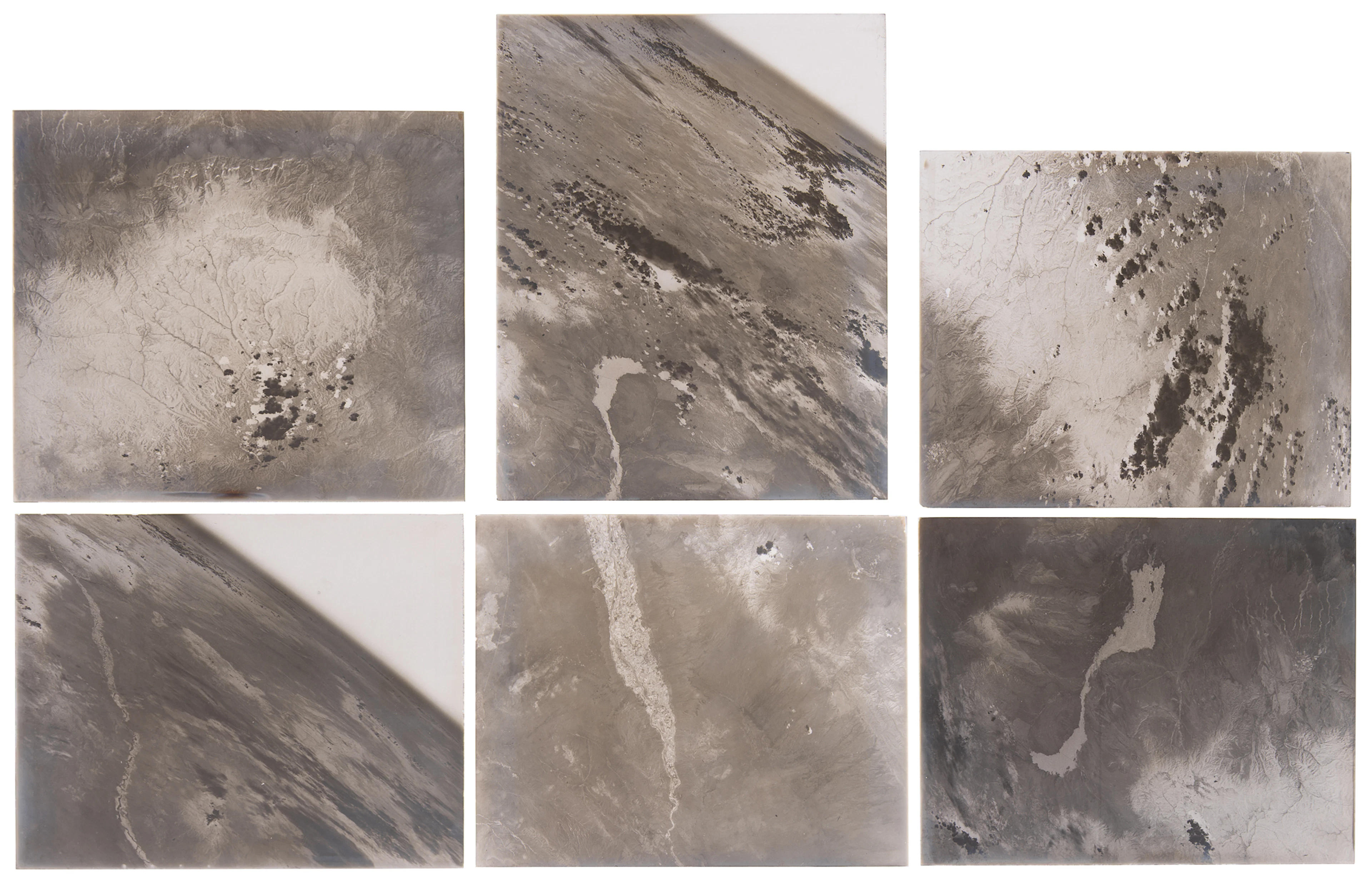 Project RAND Collection of (47) Glass Plate Negatives from the Aerobee