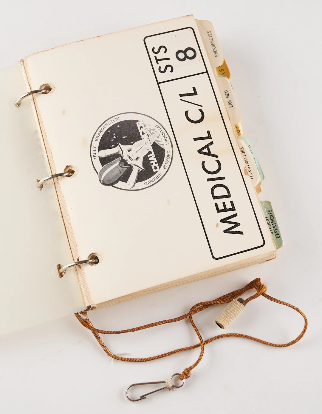 STS-8 Medical Checklist [Attested Flown] - From the Personal Collection