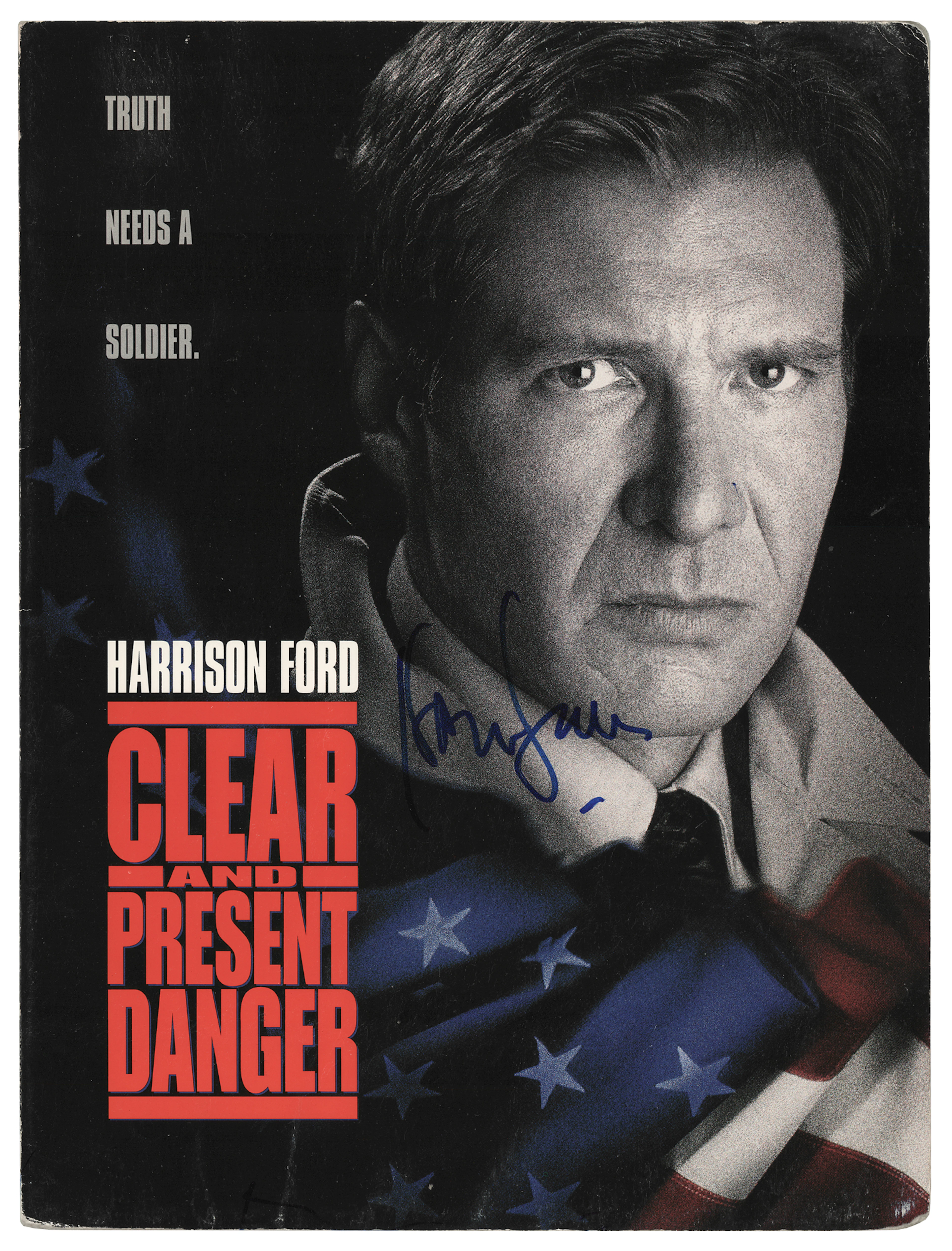 Harrison Ford Signed Promotional Movie Booklet
