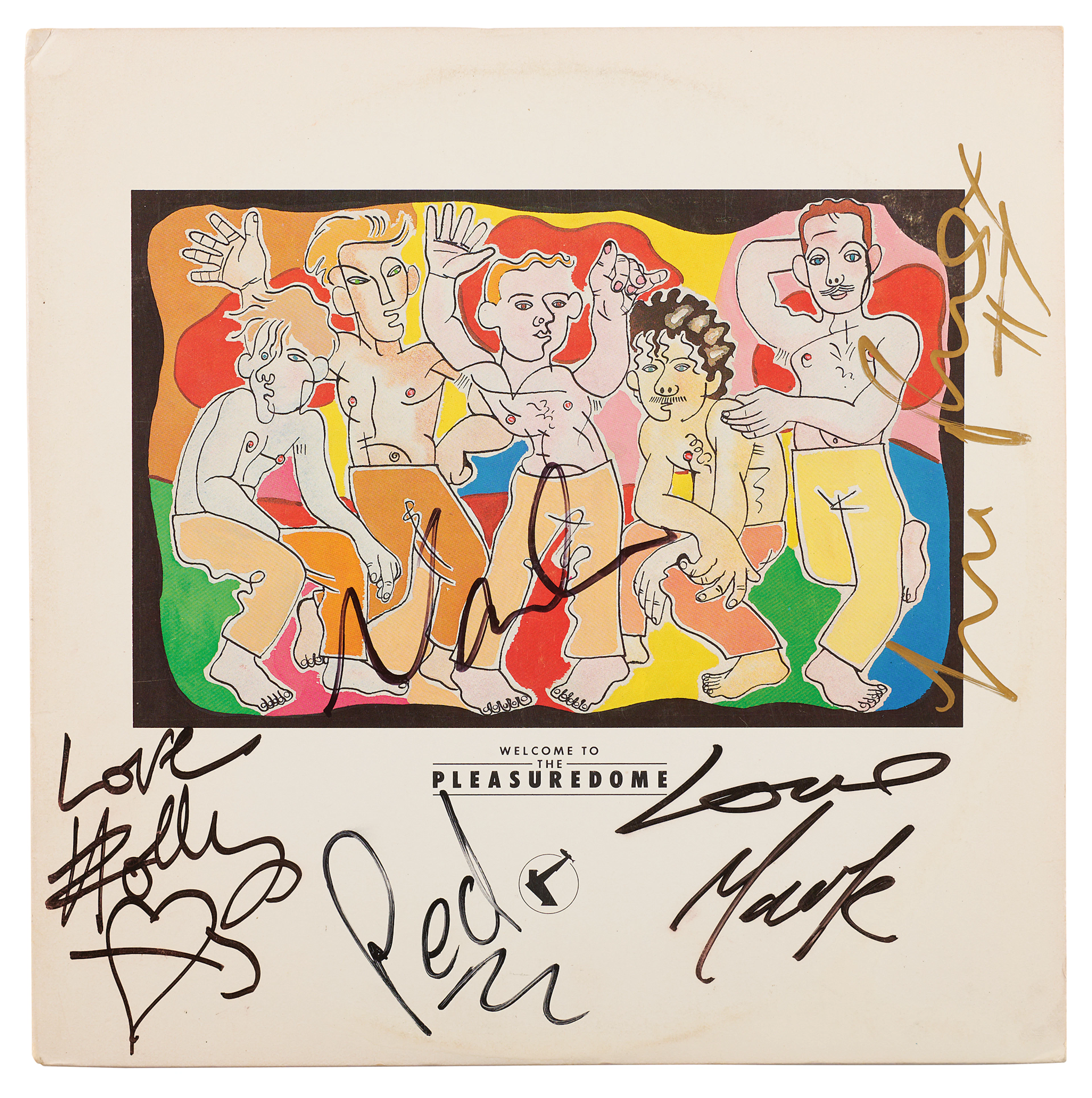 Frankie Goes to Hollywood Signed Album - Welcome to the Pleasuredome