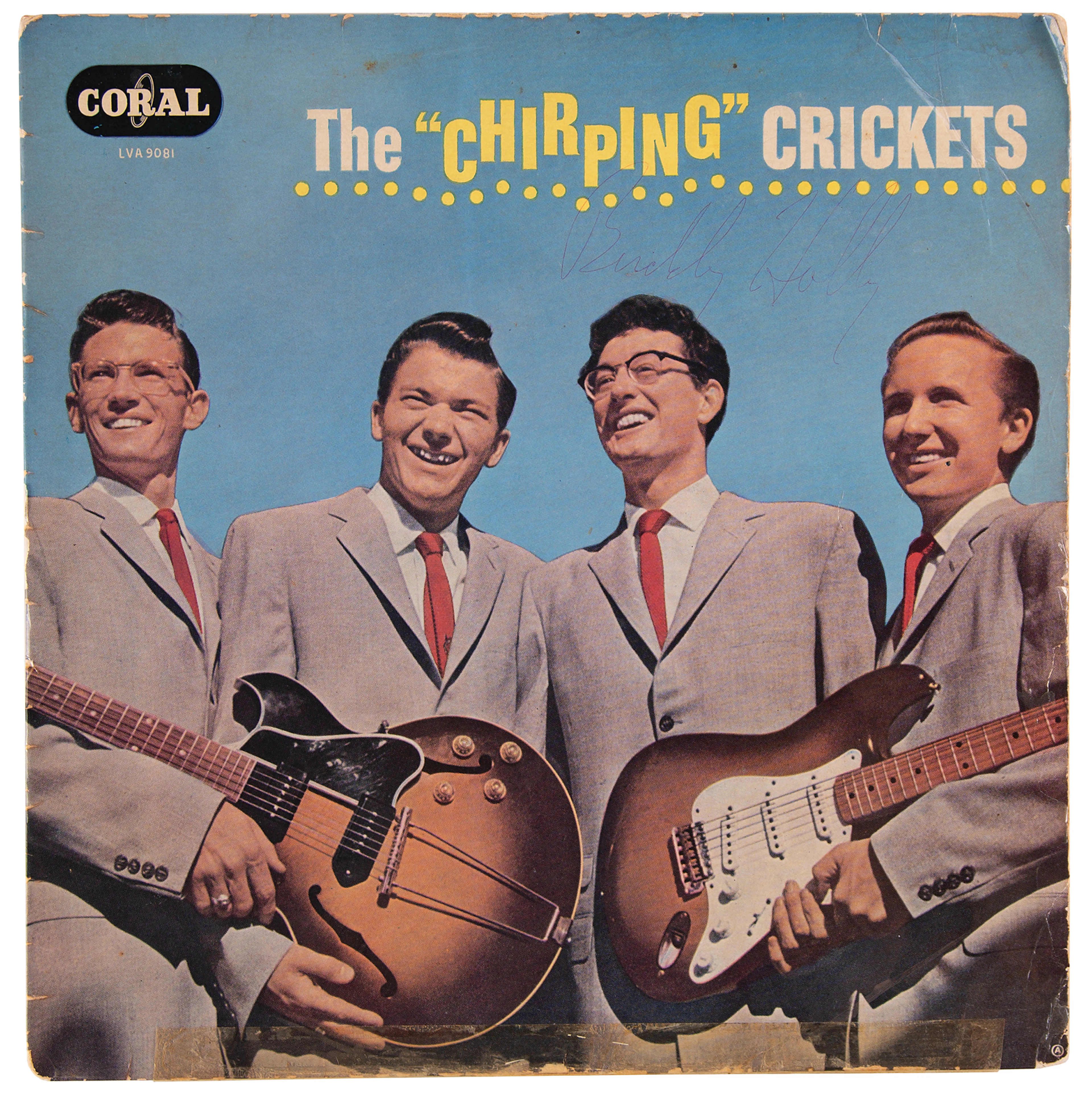 Buddy Holly Signed Album - The ‘Chirping’ Crickets