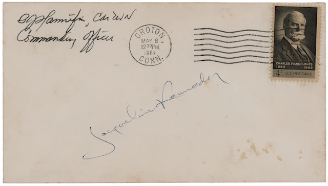 Jacqueline Kennedy Signed Cover