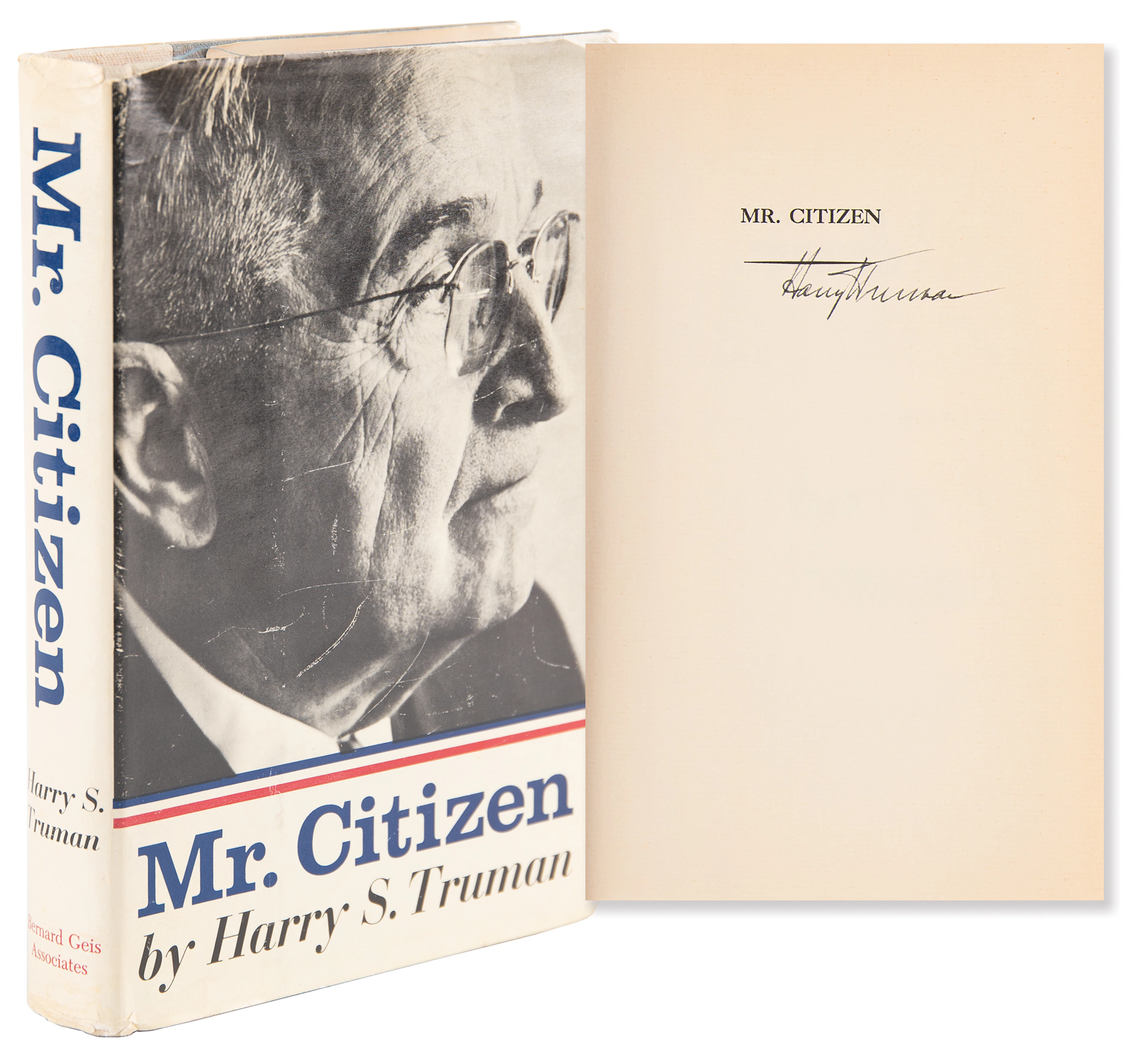 Harry S. Truman Signed Book - Mr. Citizen