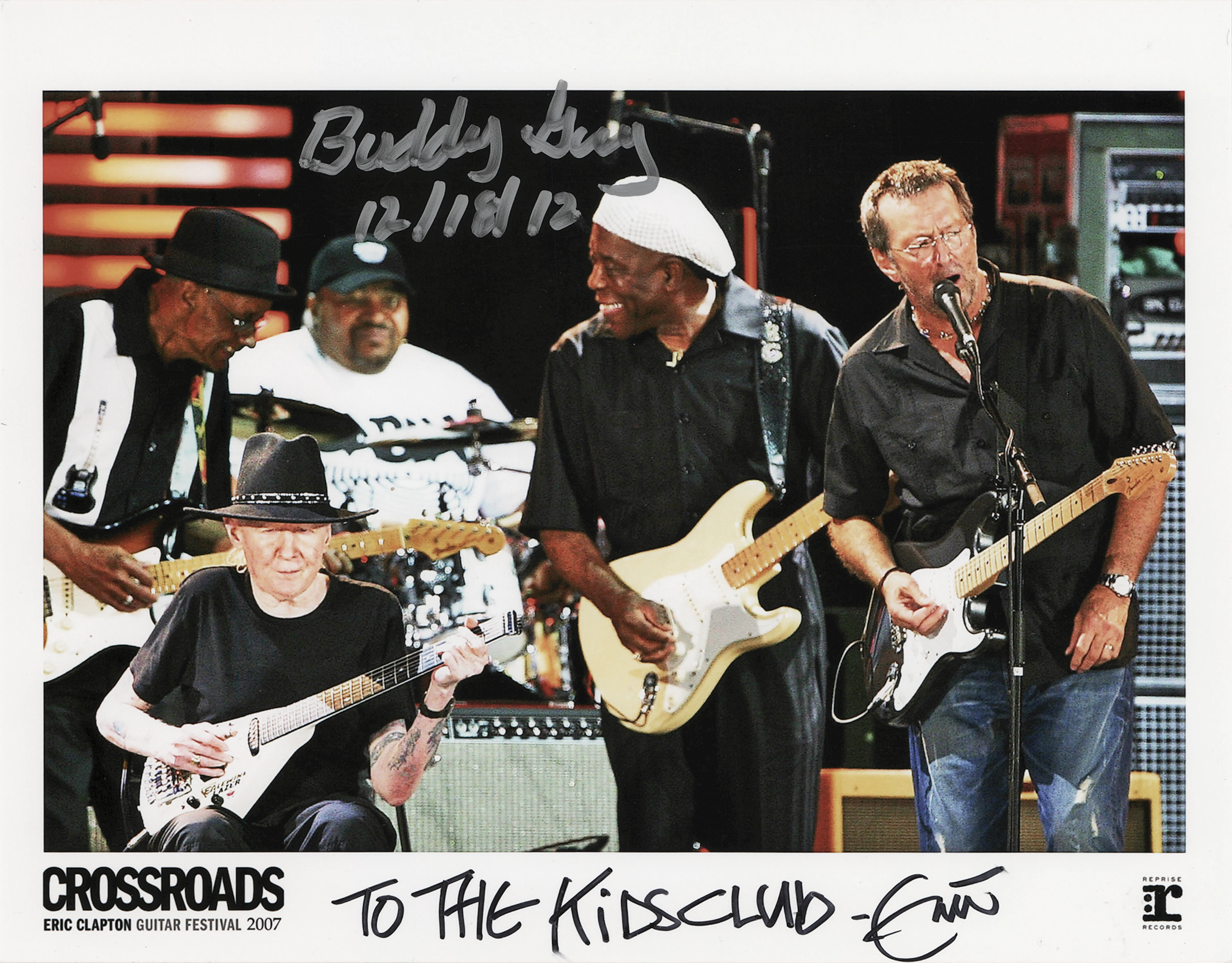 Eric Clapton and Buddy Guy Signed Photograph